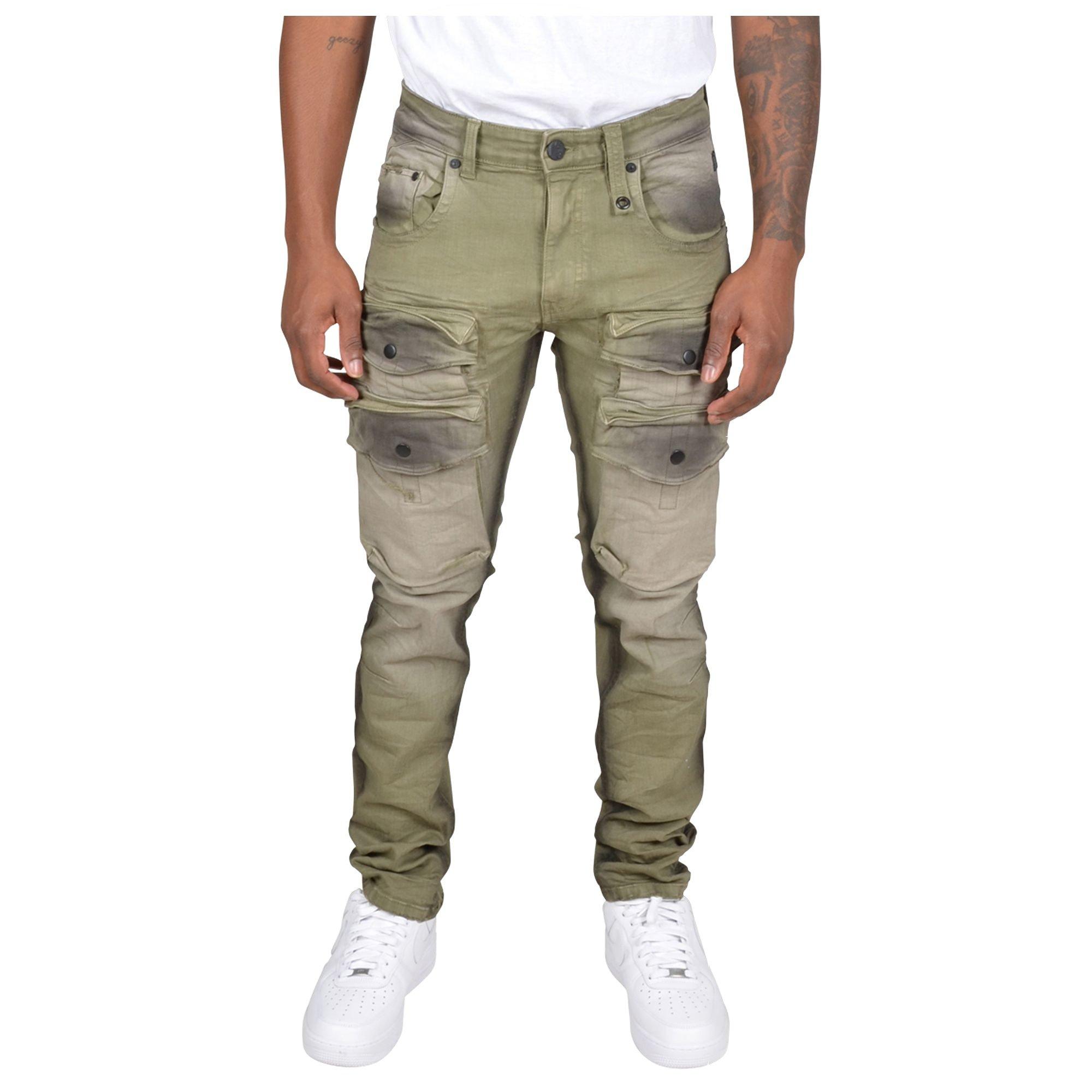 Grindhouse Green Cargo Dark Edge Men's Pants