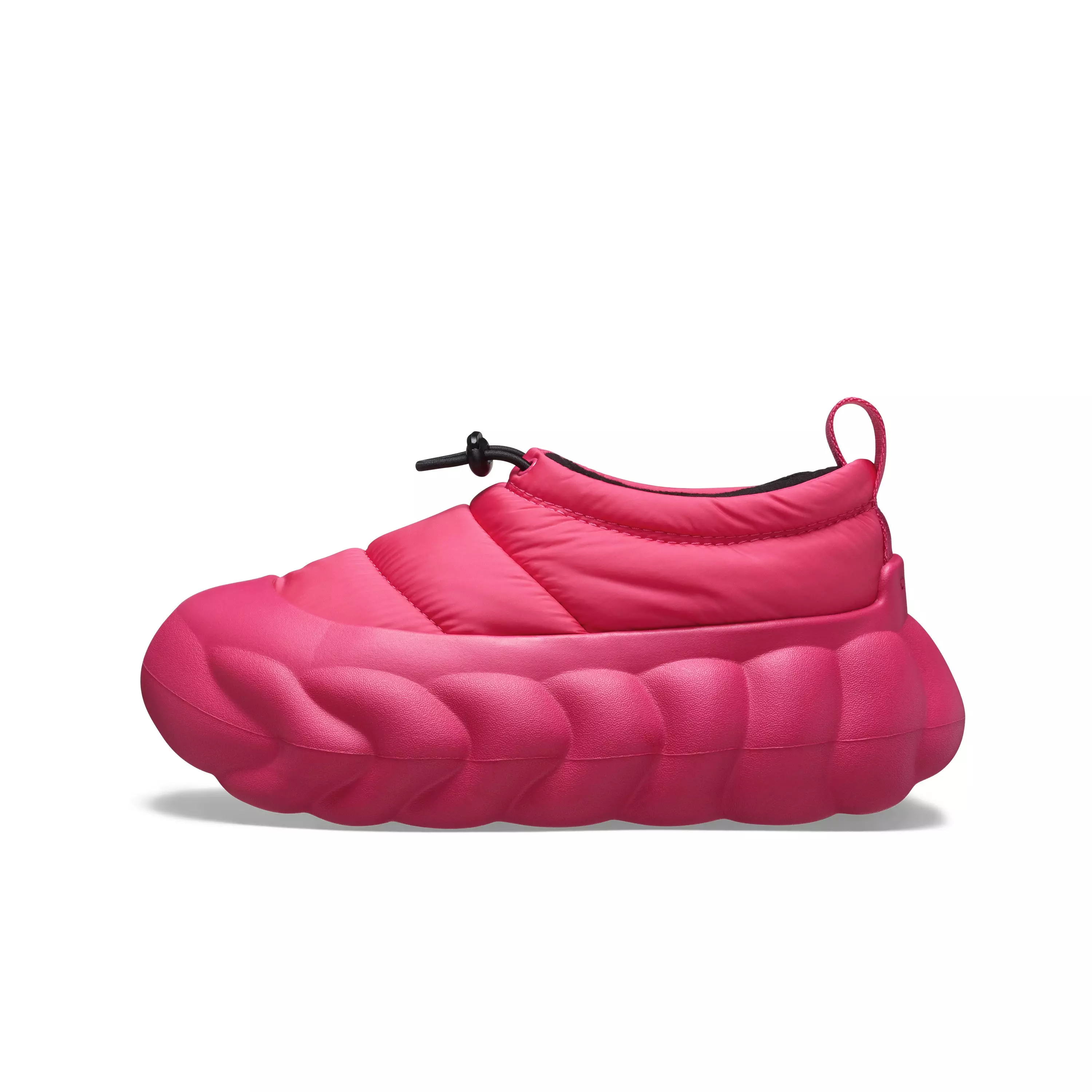 Crocs Overpuff Shorty Moc "Dragon Fruit" Unisex Shoe - PINK