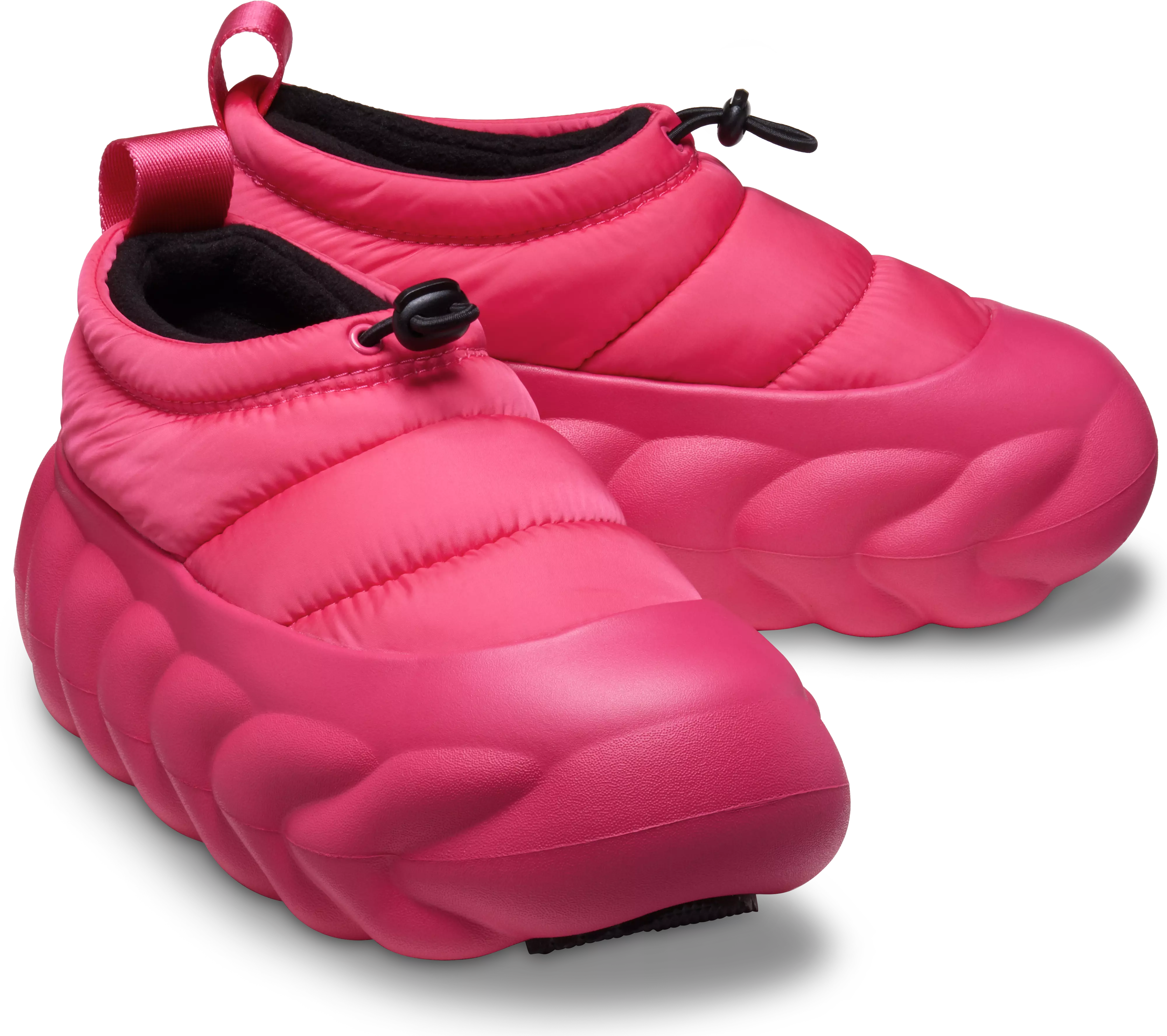 Crocs Overpuff Shorty Moc "Dragon Fruit" Unisex Shoe - PINK
