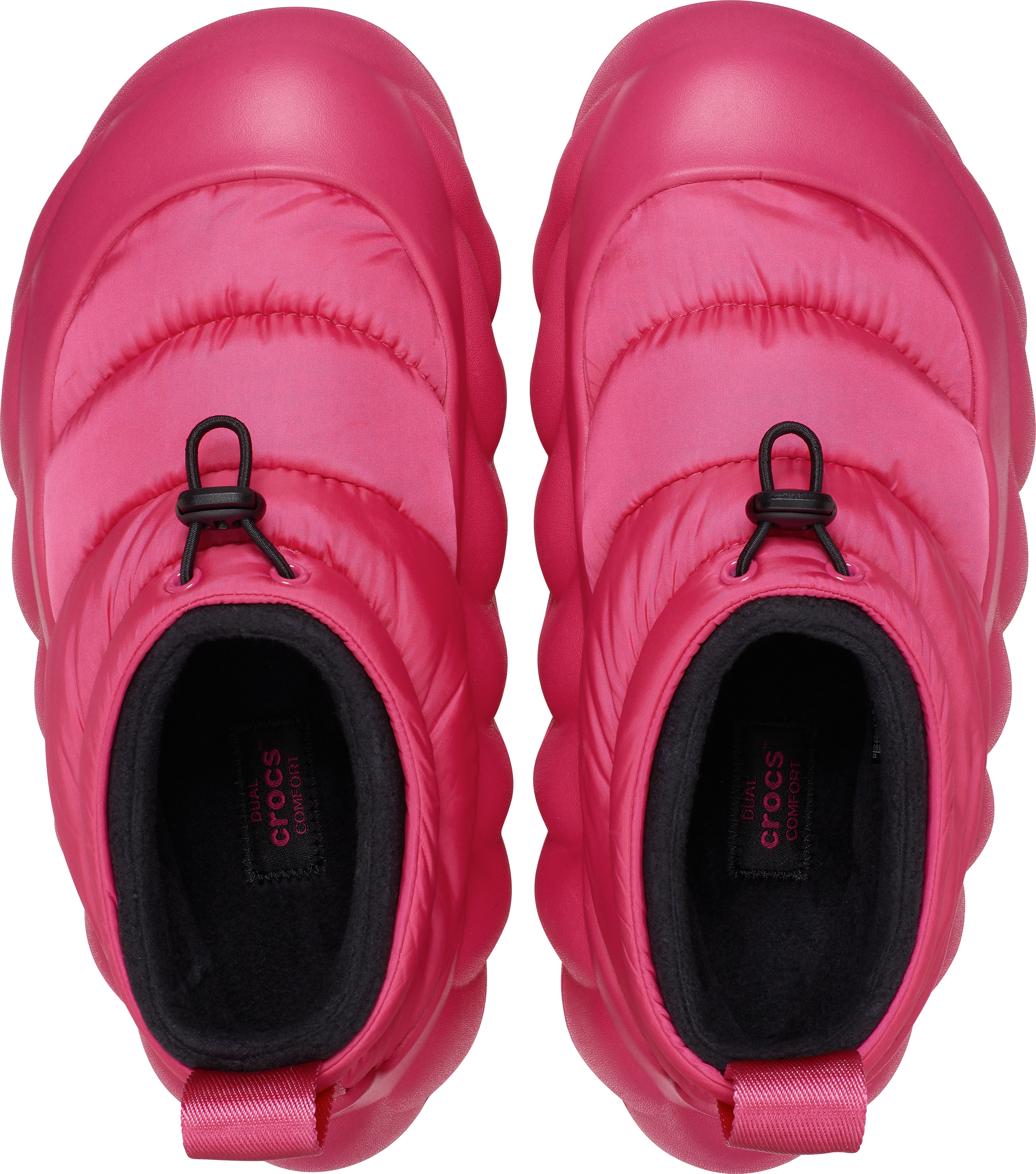 Crocs Overpuff Shorty Moc "Dragon Fruit" Unisex Shoe - PINK Thumbnail View 6
