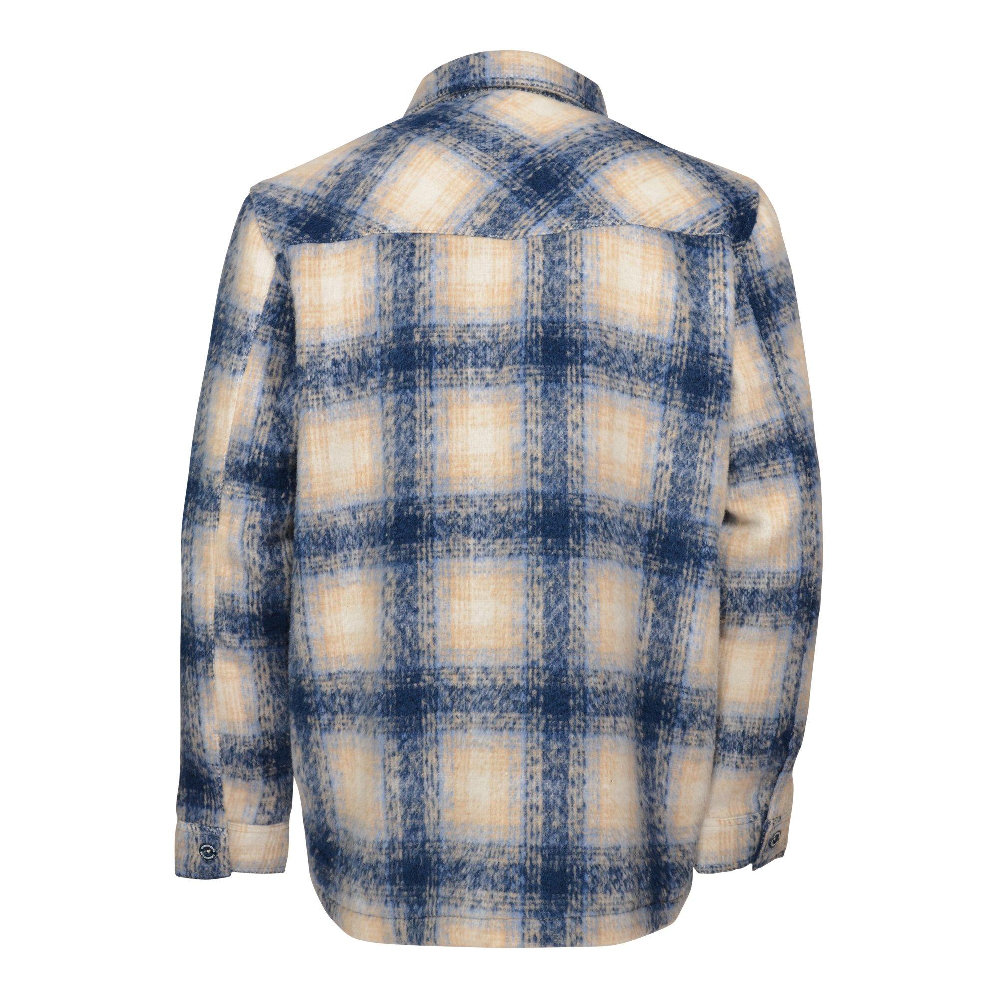 Grindhouse Blue Plaid Men's Oceana Overshirt