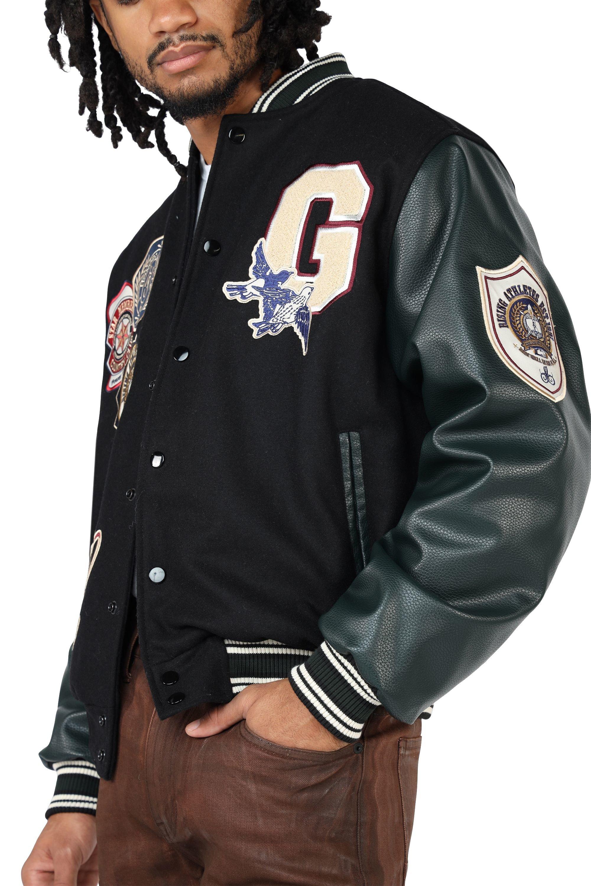 Grindhouse Club House Varsity Men's Black Jacket