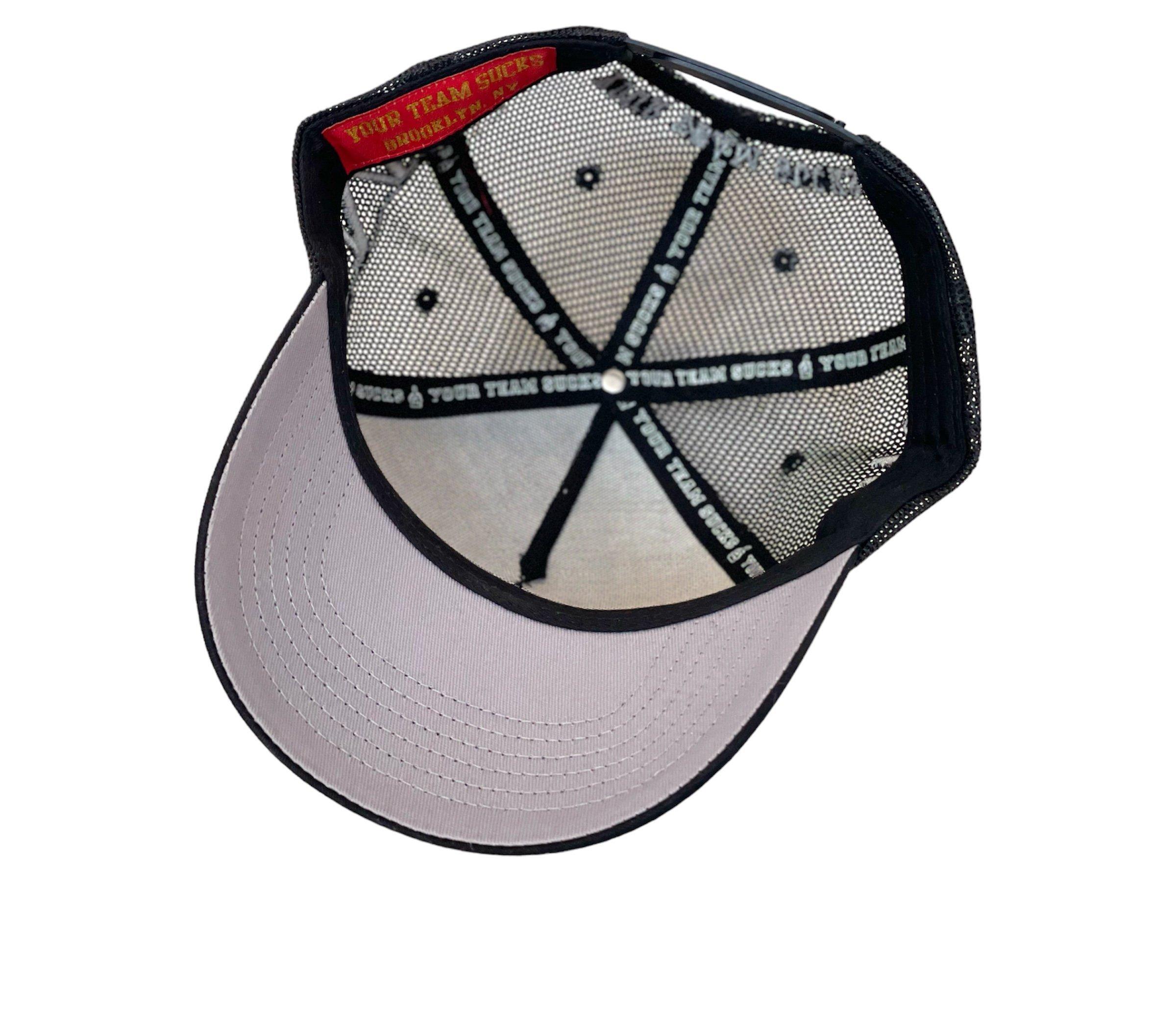 Your Team Sucks Free Big Meech Trucker Hat - BLACK Thumbnail View 4