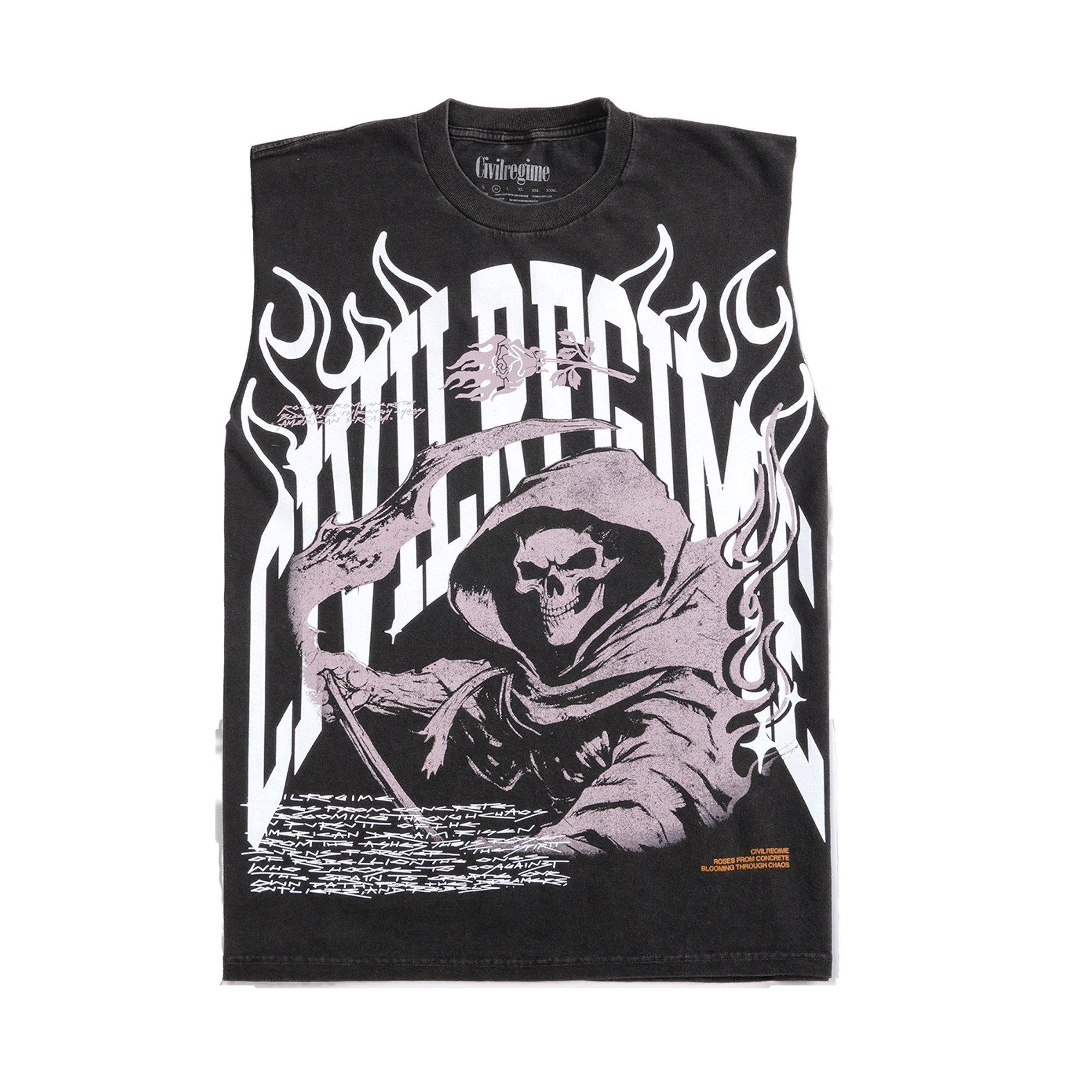 Civil Regime Men's From The Shadows Raw Tank - BLACK Thumbnail View 1