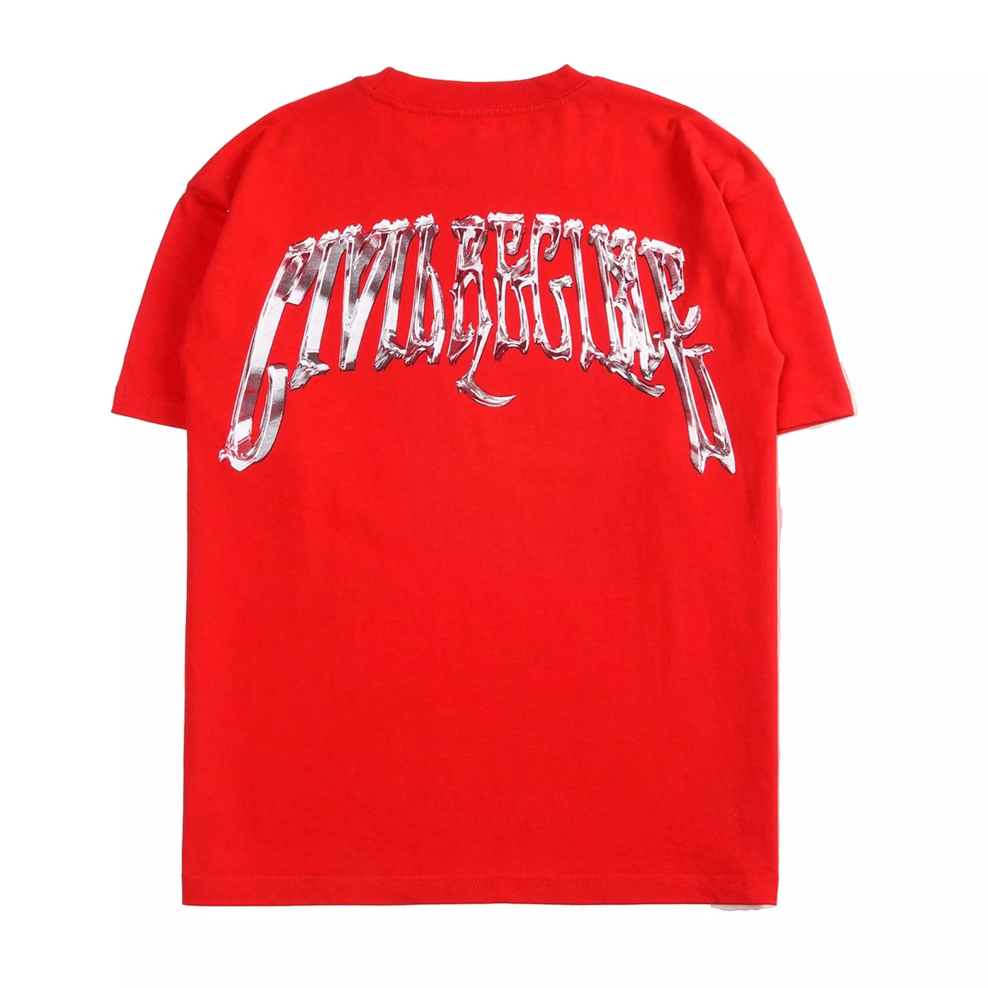 Civil Regime Men's Chrome All Day Tee - Red - RED