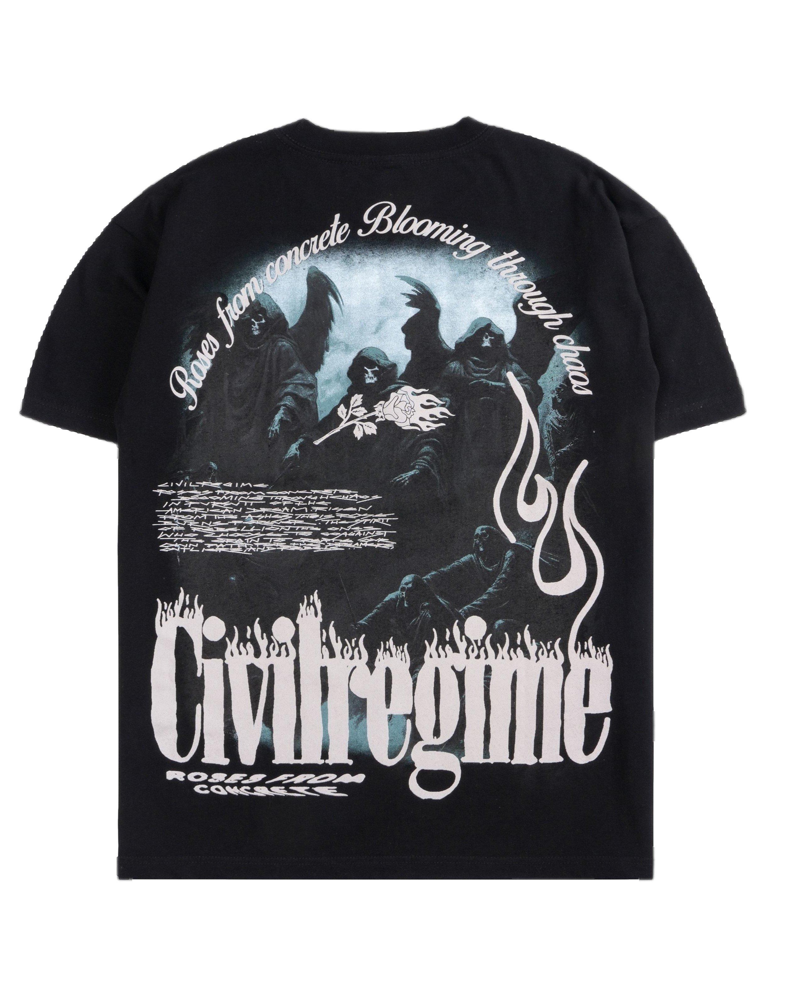 Civil Regime Men's Beyond The Heavens Tee - BLACK Thumbnail View 1