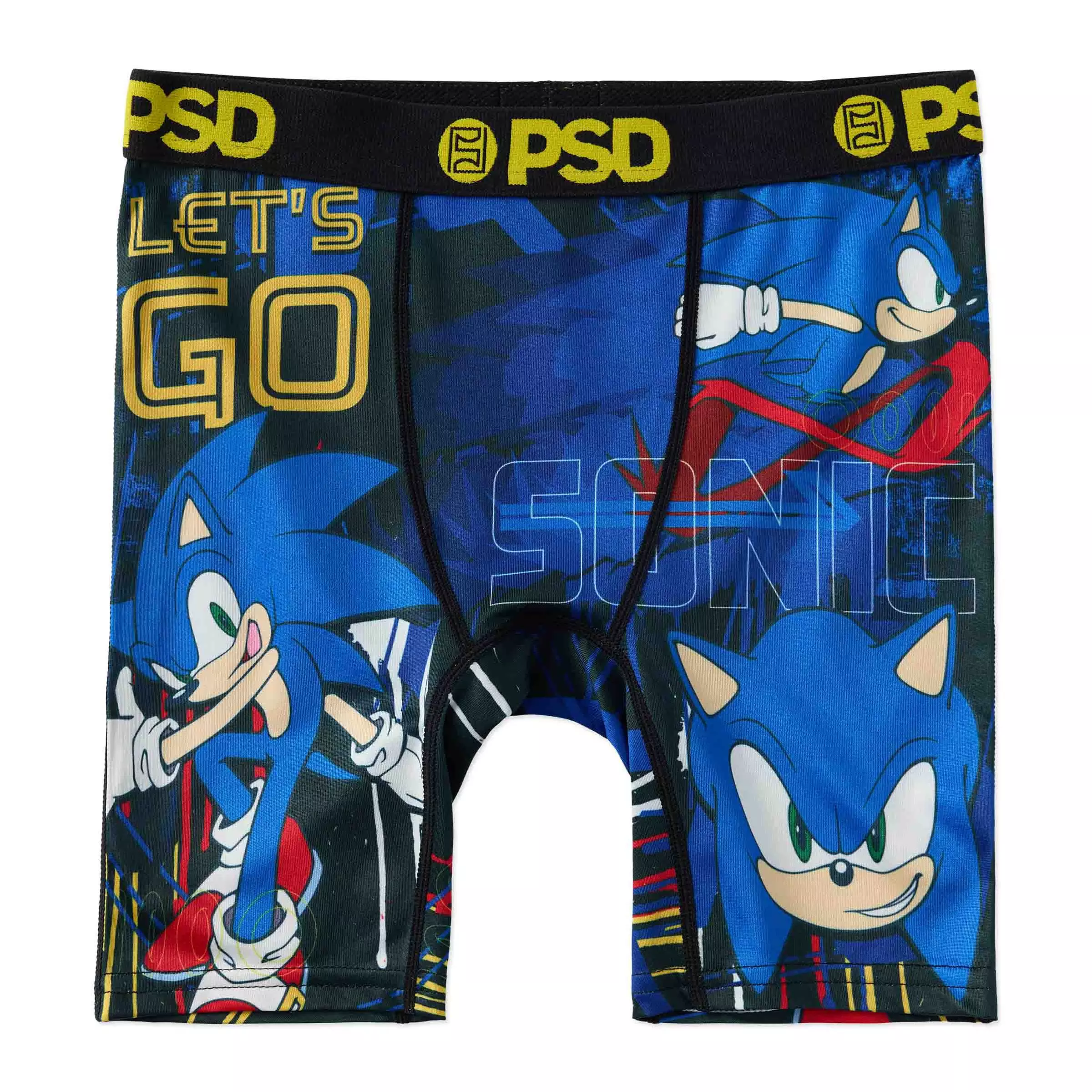 PSD Big Boys' Sonic Underwear-2PK - MULTI-COLOR