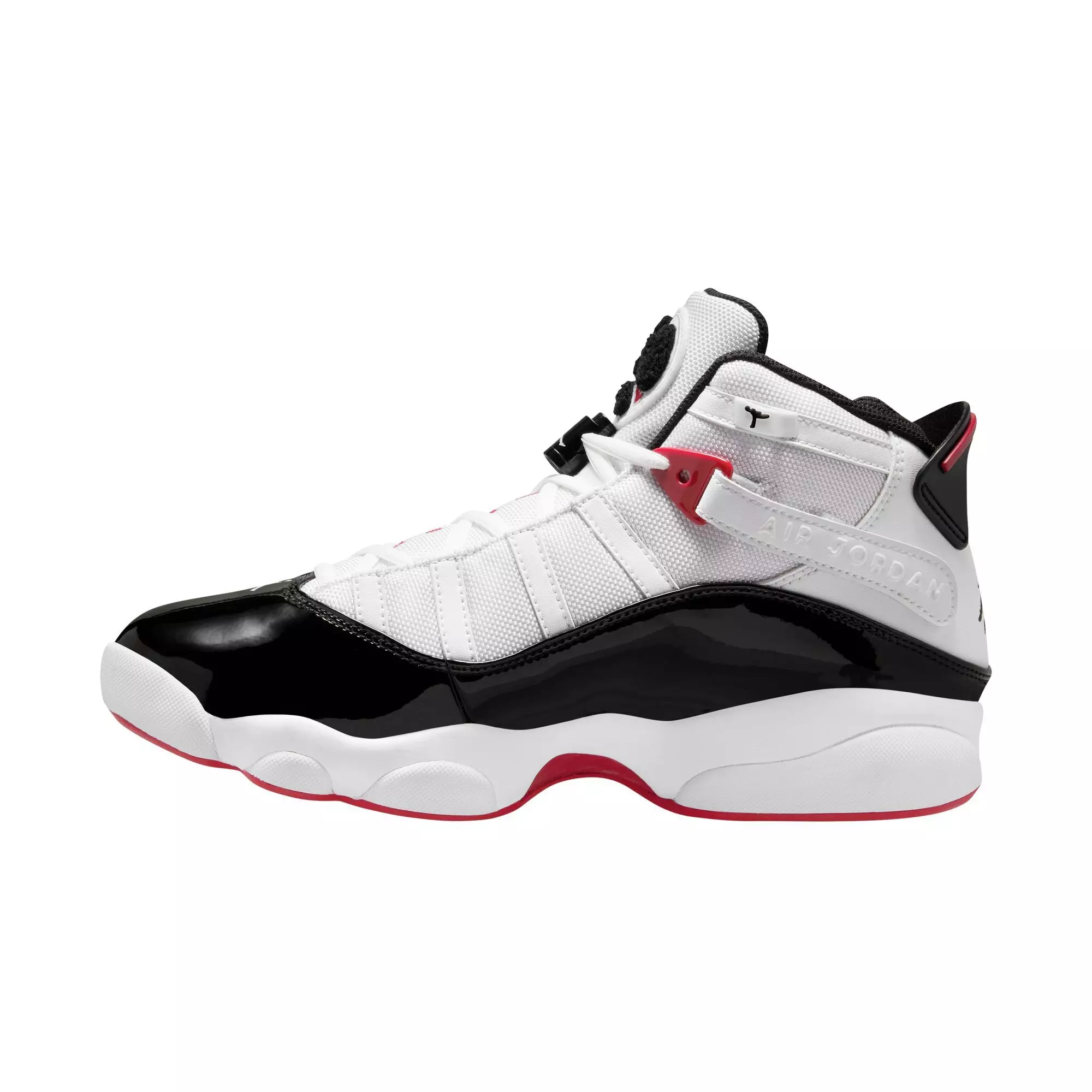 Jordan 6 Rings "White/Black/Varsity Red" Men's Shoe - WHITE/BLACK/RED