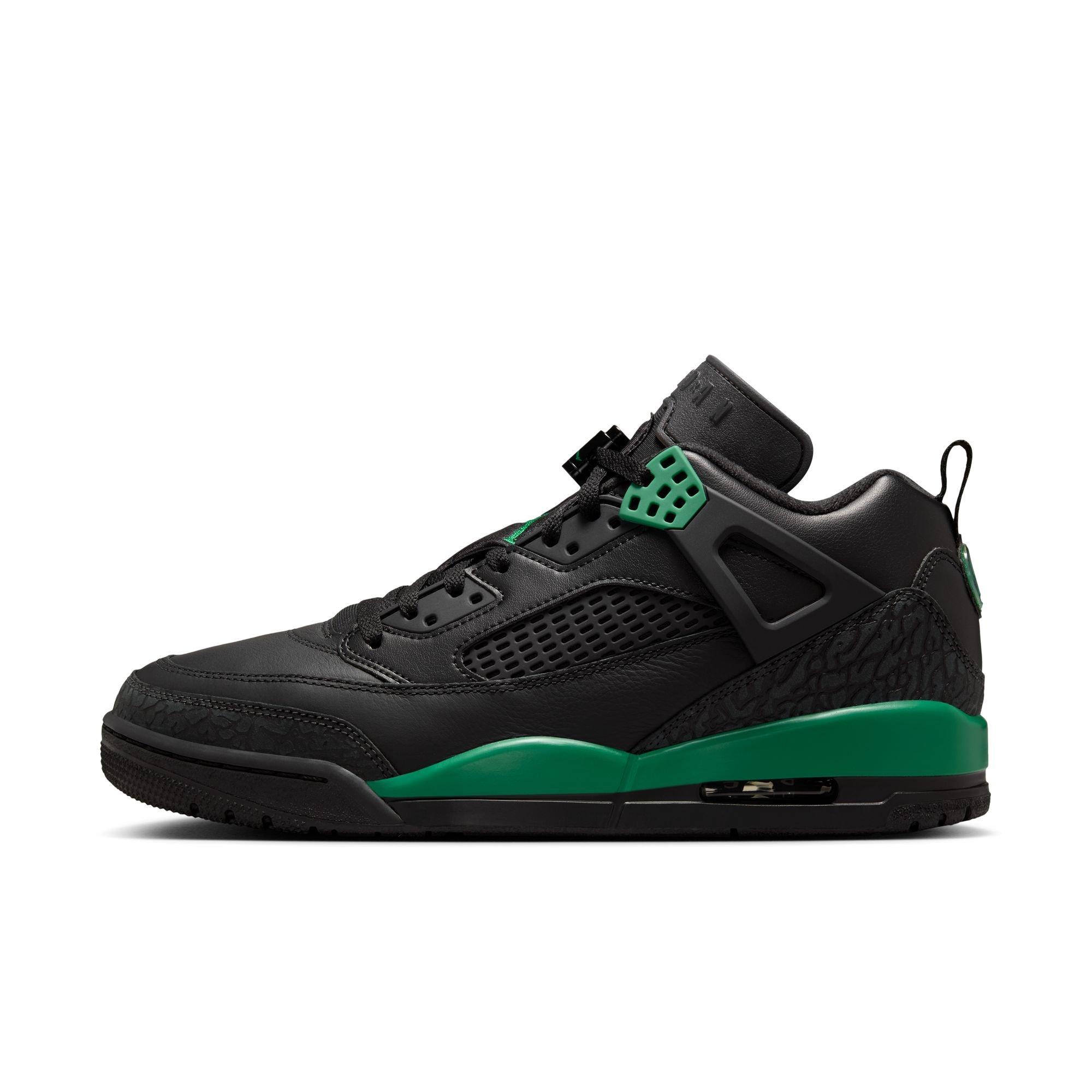 Jordan Spizike Low "Black/Pine Green/Anthracite" Men's Shoe - BLACK/GREEN Thumbnail View 3