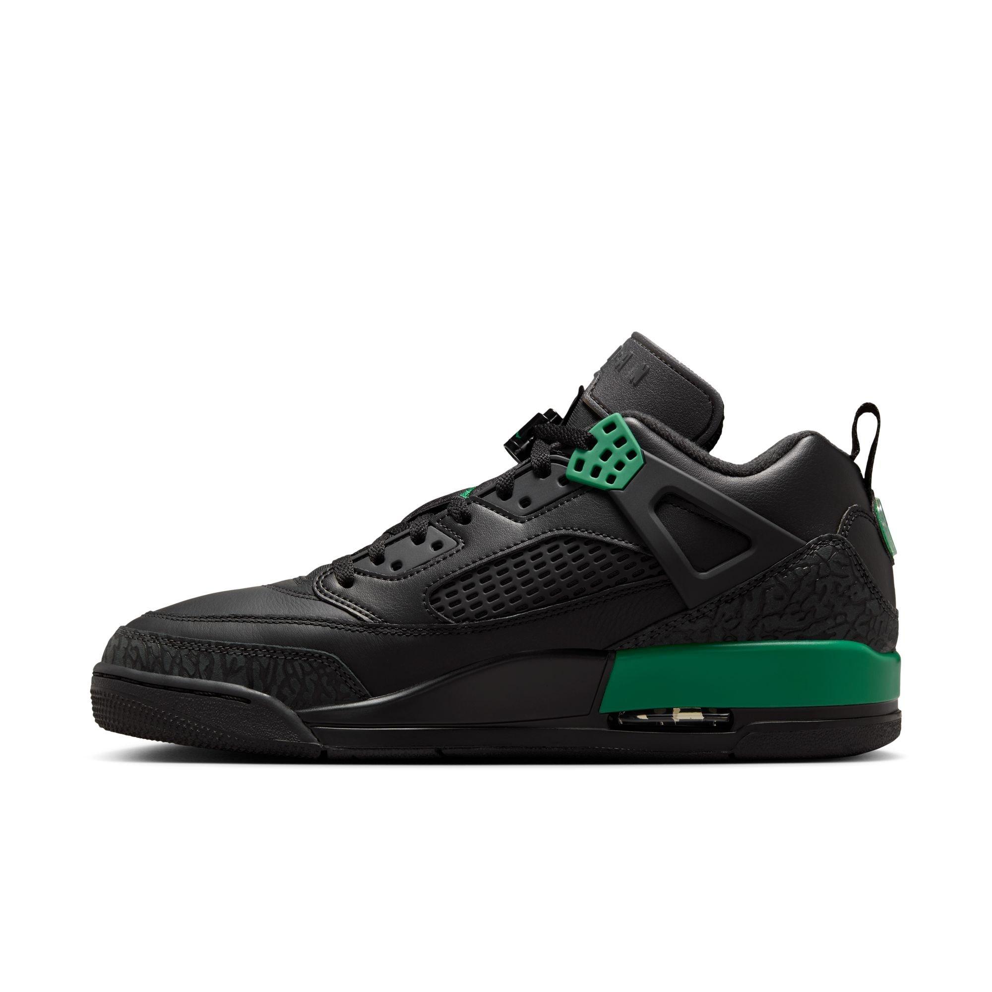 Jordan Spizike Low "Black/Pine Green/Anthracite" Men's Shoe - BLACK/GREEN Thumbnail View 4