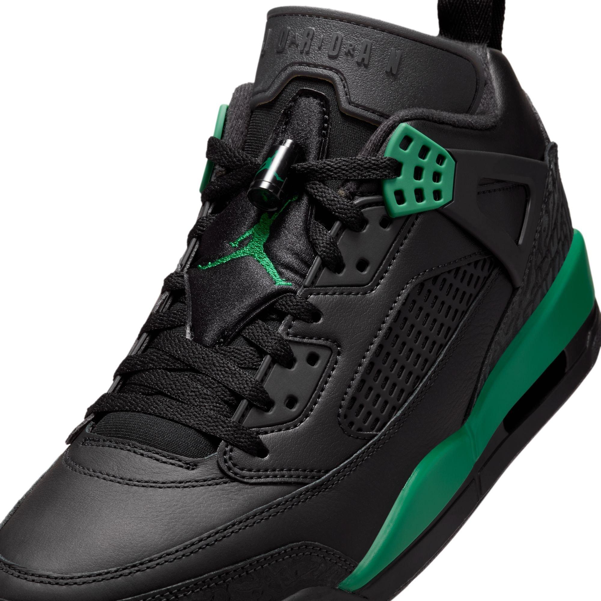 Jordan Spizike Low "Black/Pine Green/Anthracite" Men's Shoe - BLACK/GREEN Thumbnail View 10