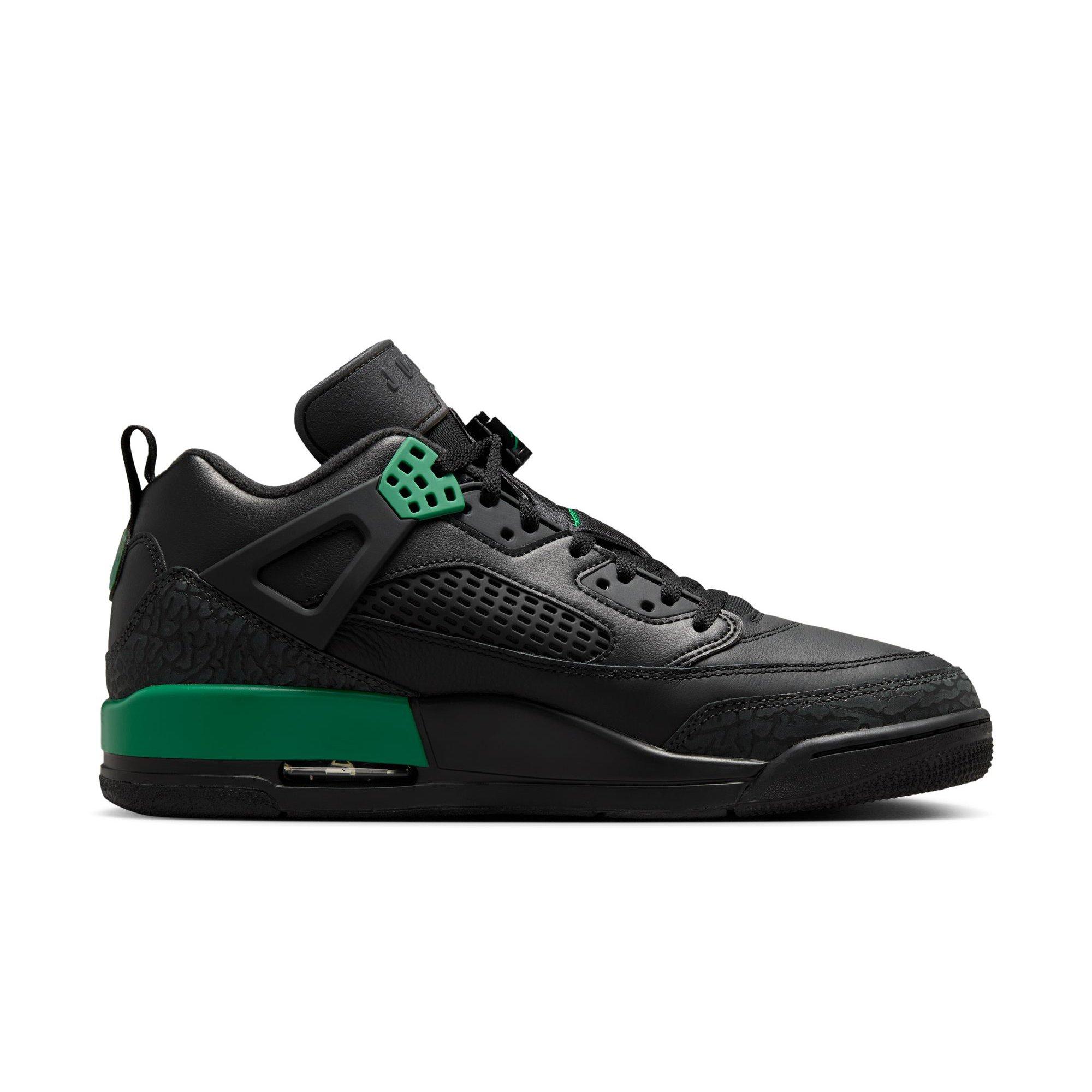 Jordan Spizike Low "Black/Pine Green/Anthracite" Men's Shoe - BLACK/GREEN Thumbnail View 2