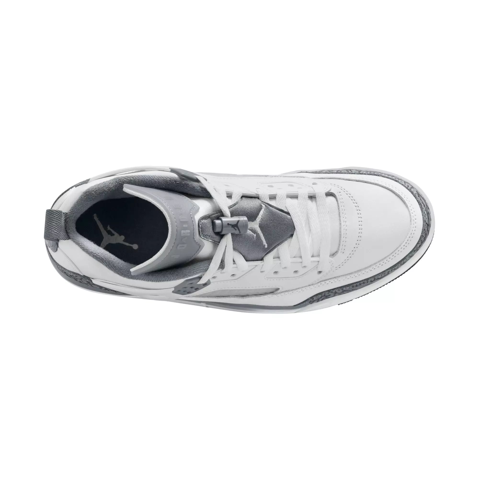 Jordan Spizike Low "White/Cool Grey/Anthracite/Wolf Grey" Men's Shoe - WHITE/GREY