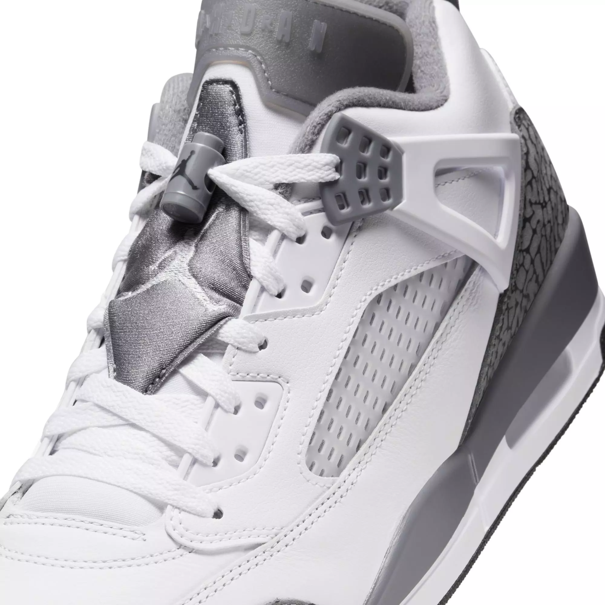 Jordan Spizike Low "White/Cool Grey/Anthracite/Wolf Grey" Men's Shoe - WHITE/GREY