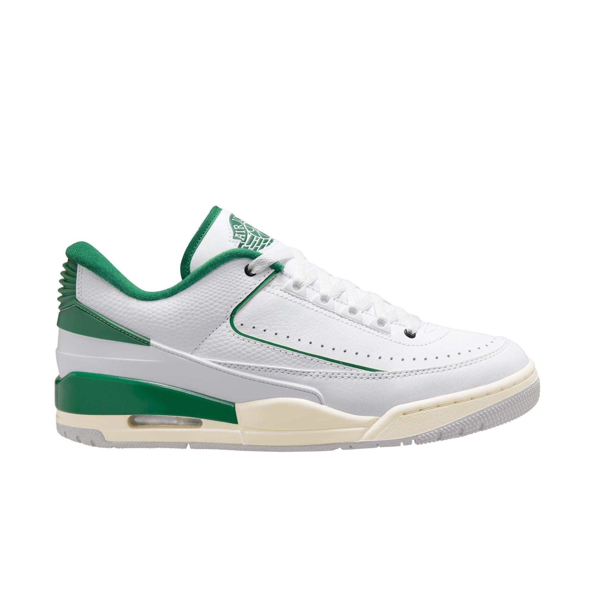 Jordan 2/3 "White/Pine Green/Sail/Neutral Grey" Men's Shoe - WHITE/GREEN Thumbnail View 1
