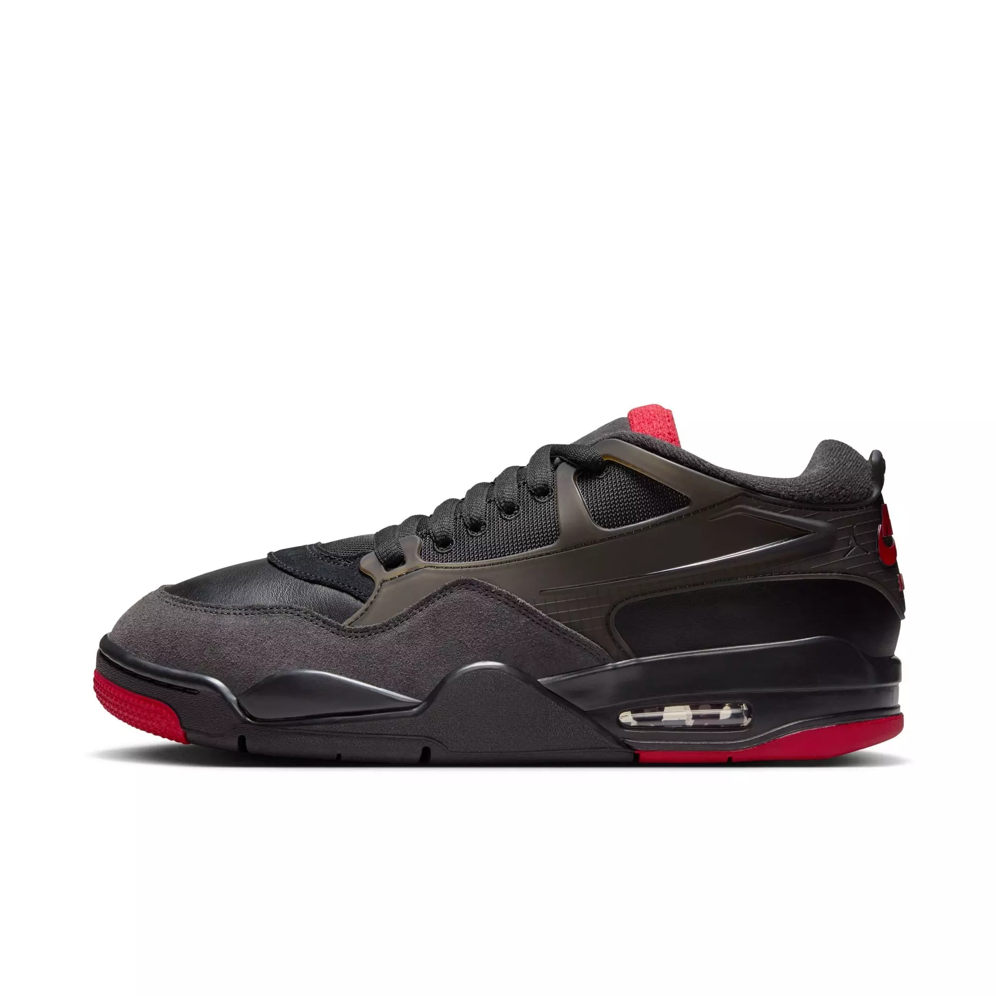 Jordan 4 RM "Black/Varsity Red/Anthracite" Men's Shoe - BLACK/RED