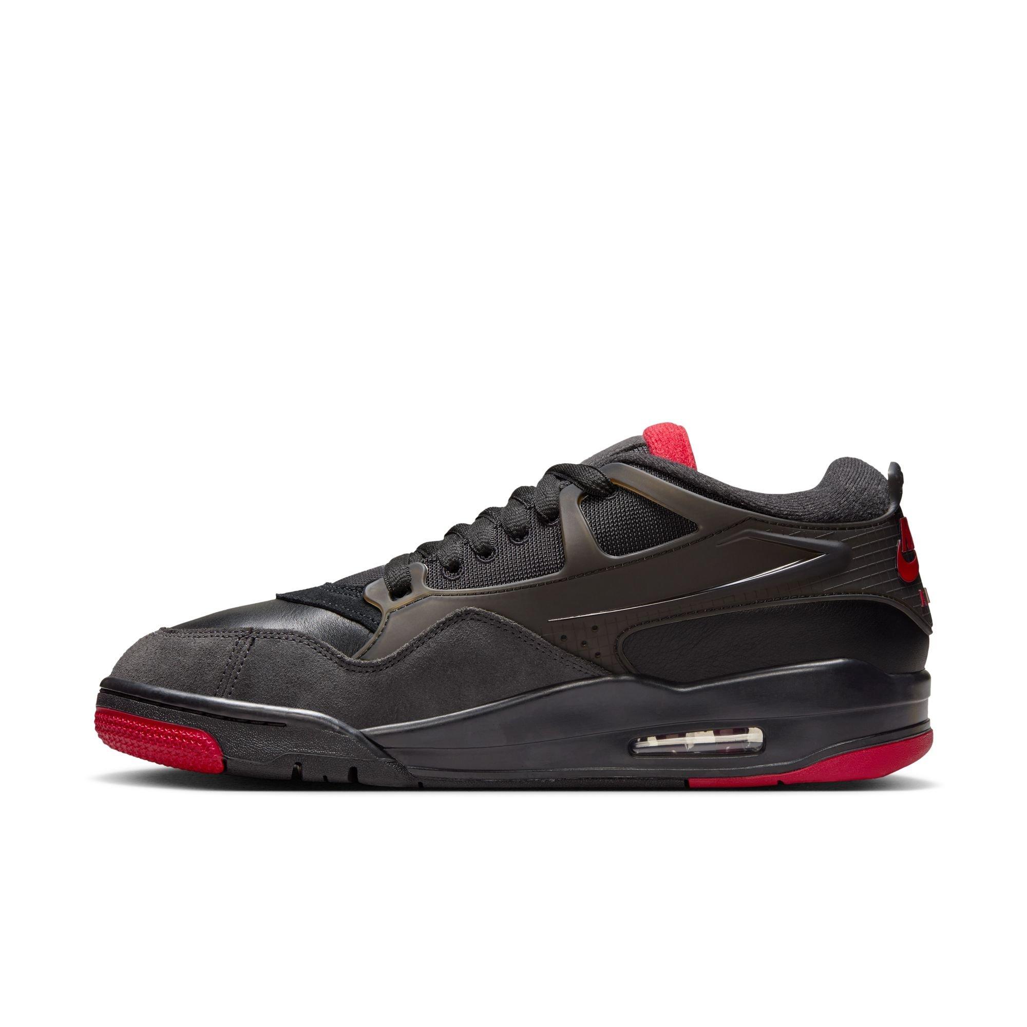 Jordan 4 RM "Black/Varsity Red/Anthracite" Men's Shoe - BLACK/RED Thumbnail View 4