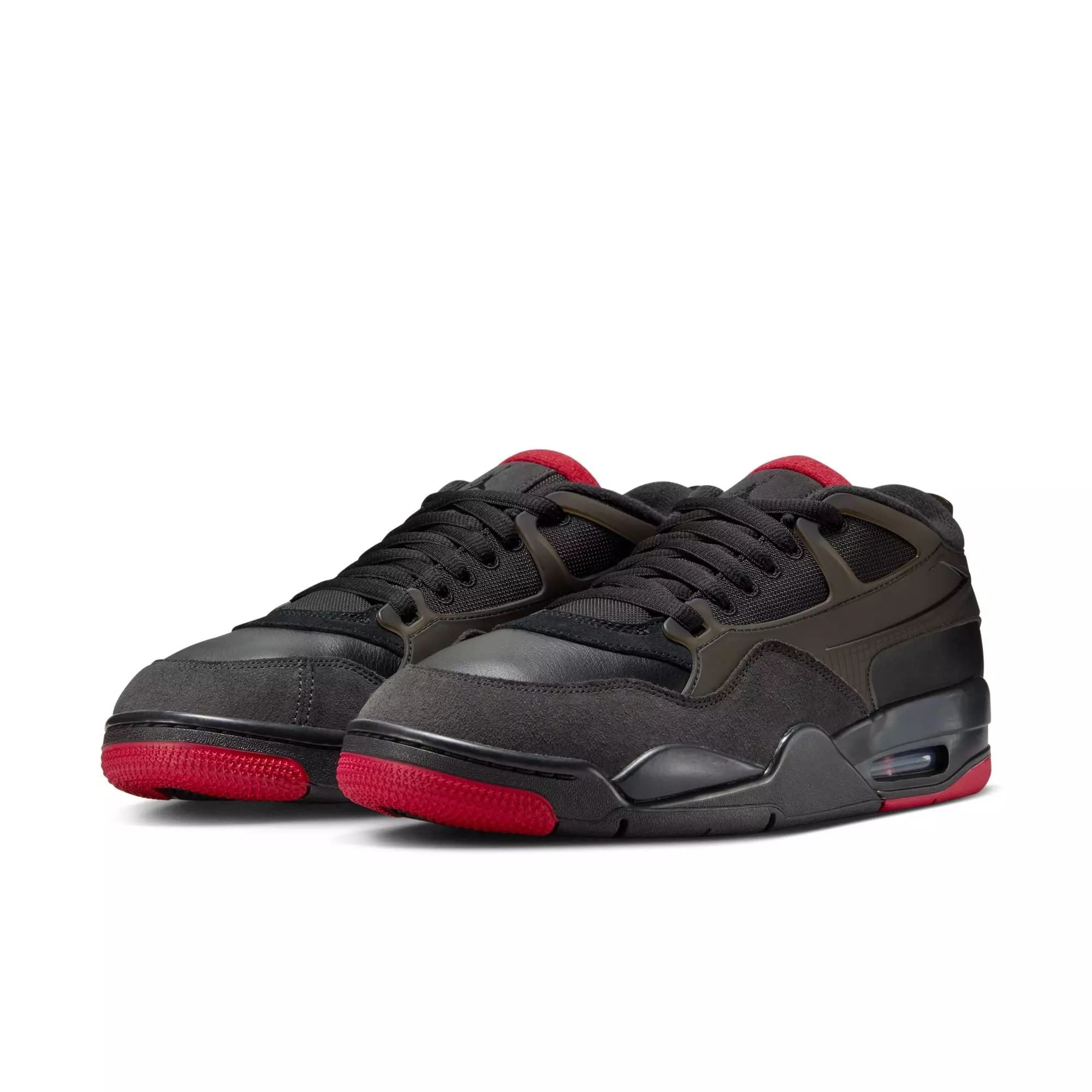 Jordan 4 RM "Black/Varsity Red/Anthracite" Men's Shoe - BLACK/RED