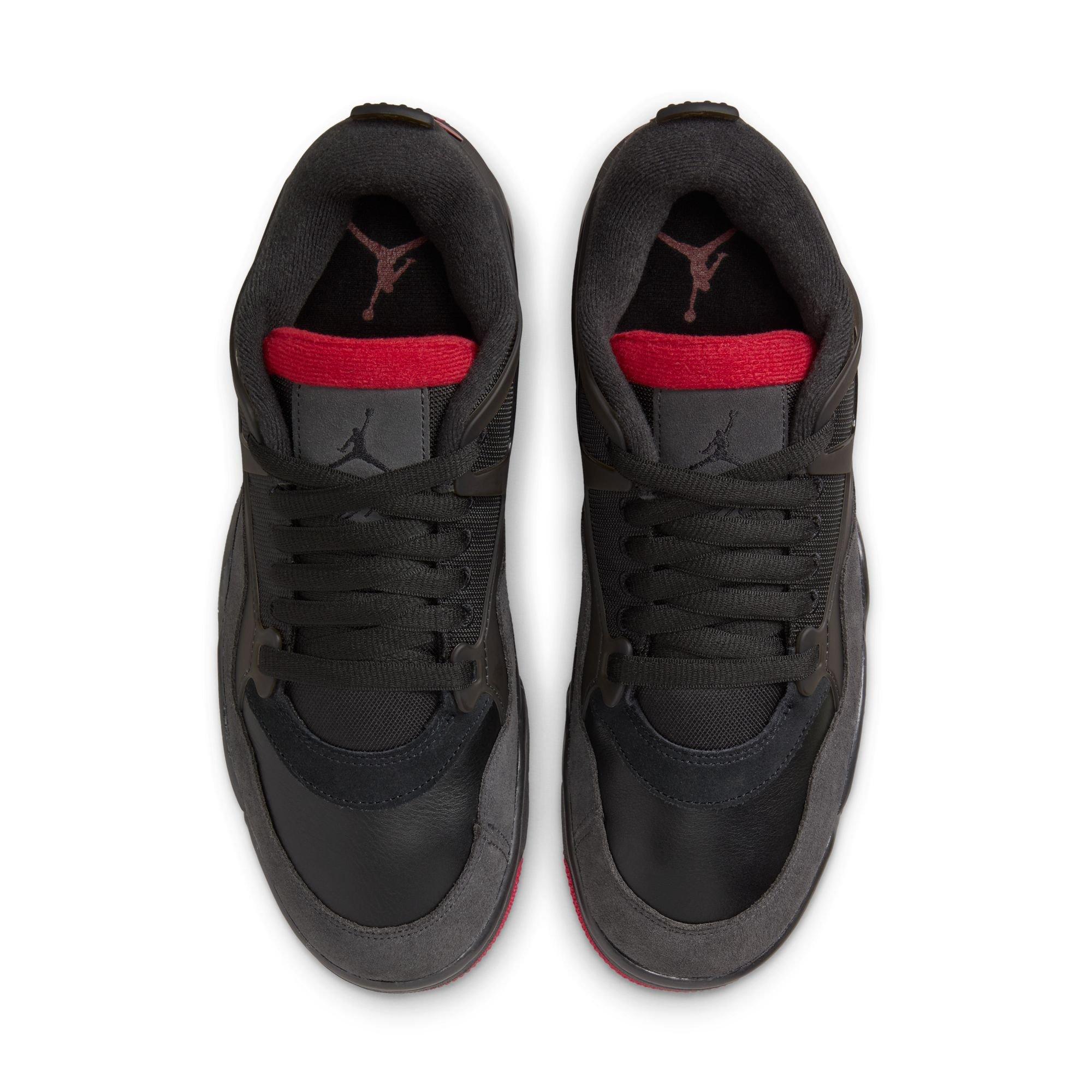 Jordan 4 RM "Black/Varsity Red/Anthracite" Men's Shoe - BLACK/RED Thumbnail View 6