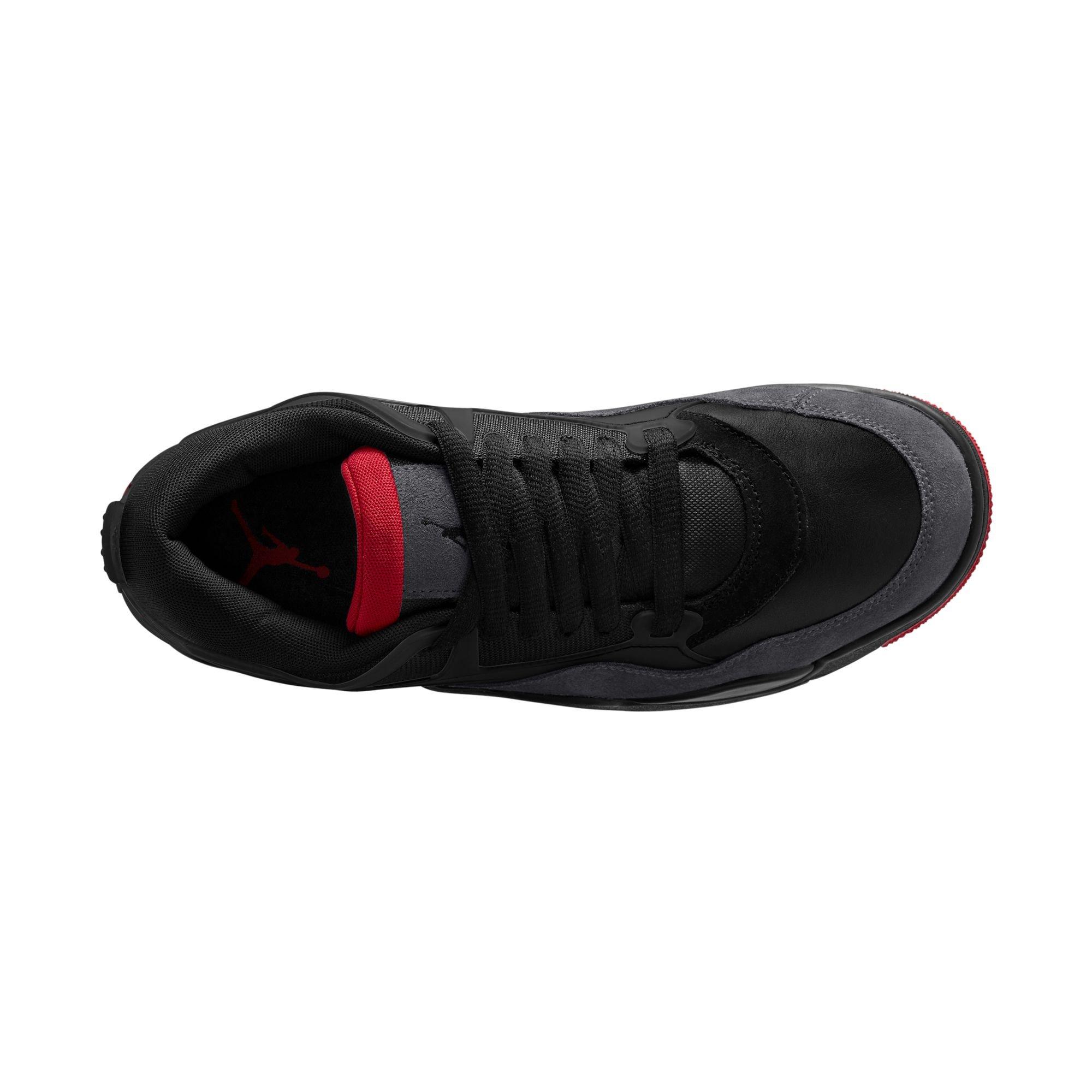 Jordan 4 RM "Black/Varsity Red/Anthracite" Men's Shoe - BLACK/RED Thumbnail View 8