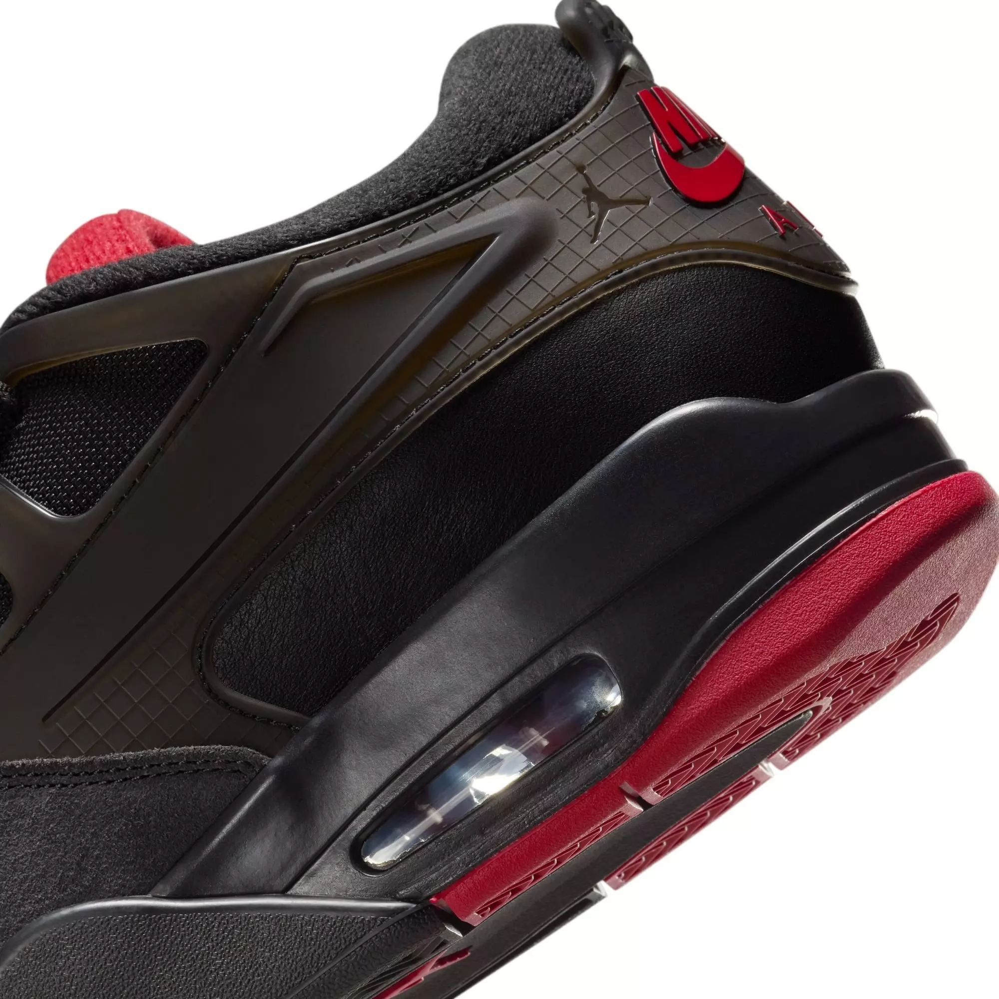 Jordan 4 RM "Black/Varsity Red/Anthracite" Men's Shoe - BLACK/RED