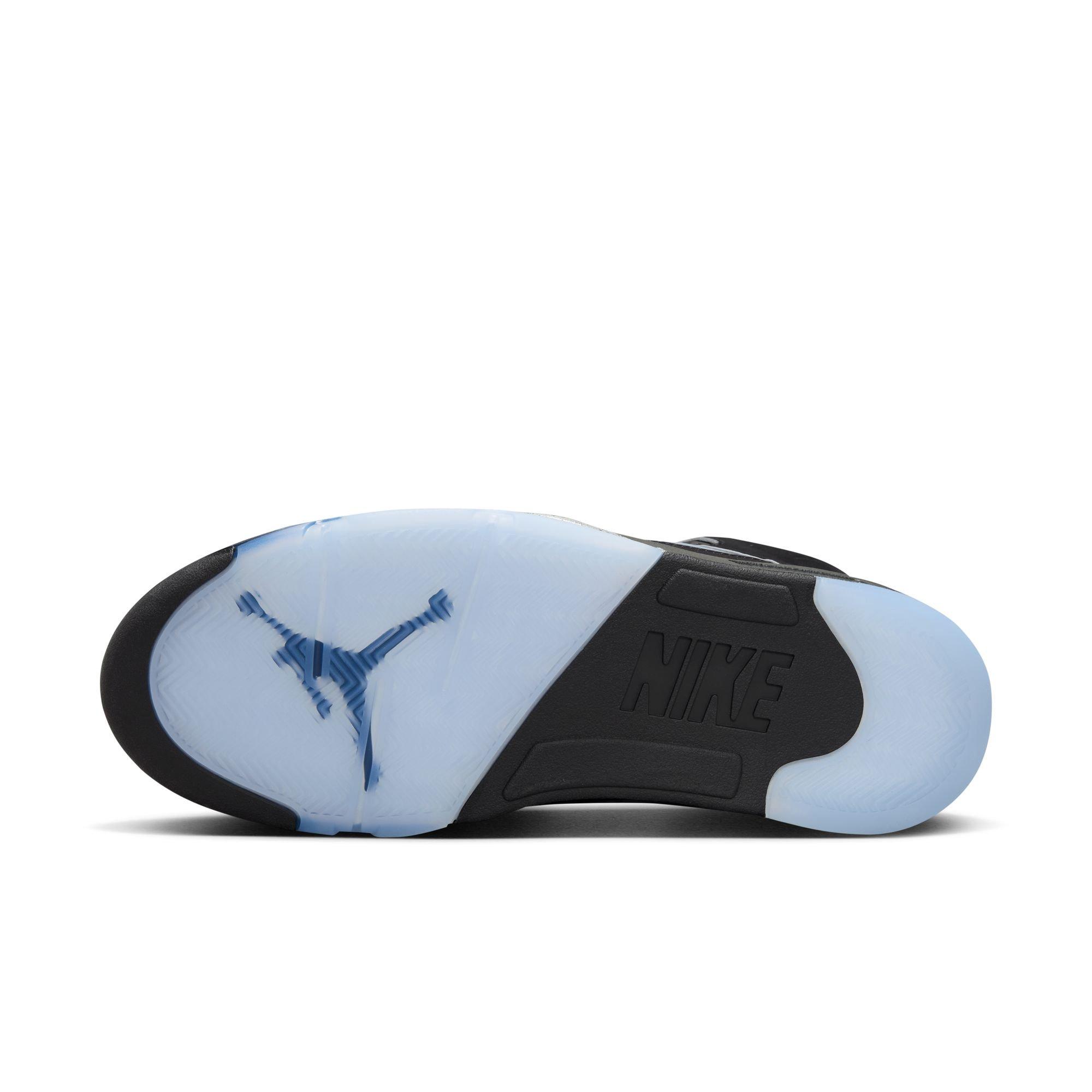 Jordan 5 Retro "Reimagined" Men's Shoe - BLACK/WHITE/METALLIC SILVER Thumbnail View 18