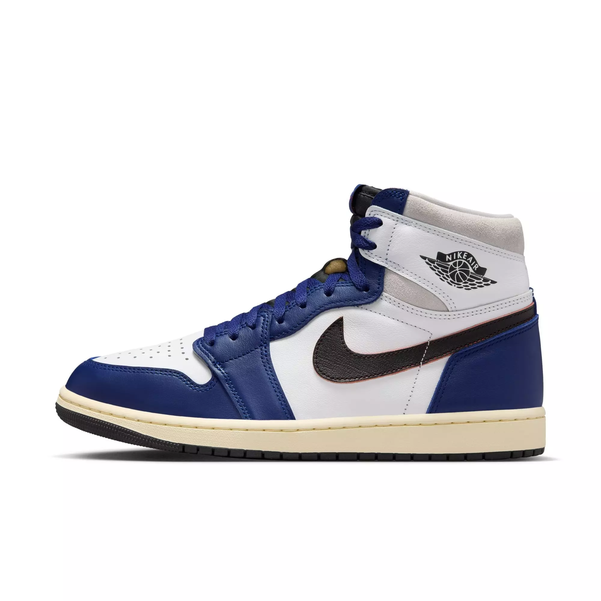 Jordan 1 Retro High OG "Rare Air" Men's Shoe - BLACK/NEUTRAL GREY/DEEP ROYAL BLUE