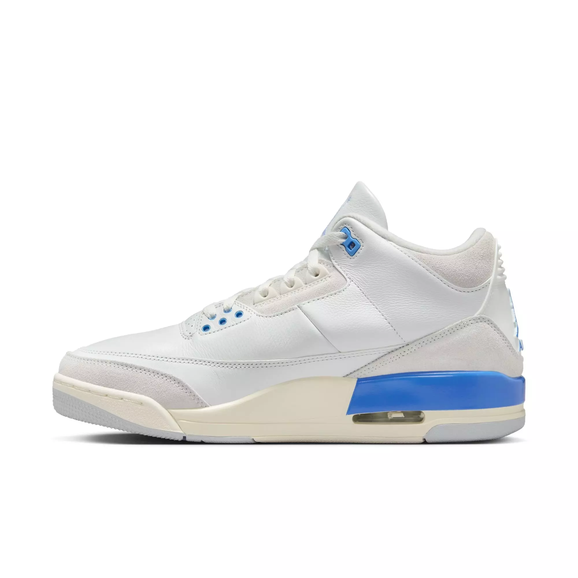 Jordan 3 Retro "Lucky Shorts" Men's Shoe - SUMMIT WHITE/HYDROGEN BLUE/LEGEND BLUE
