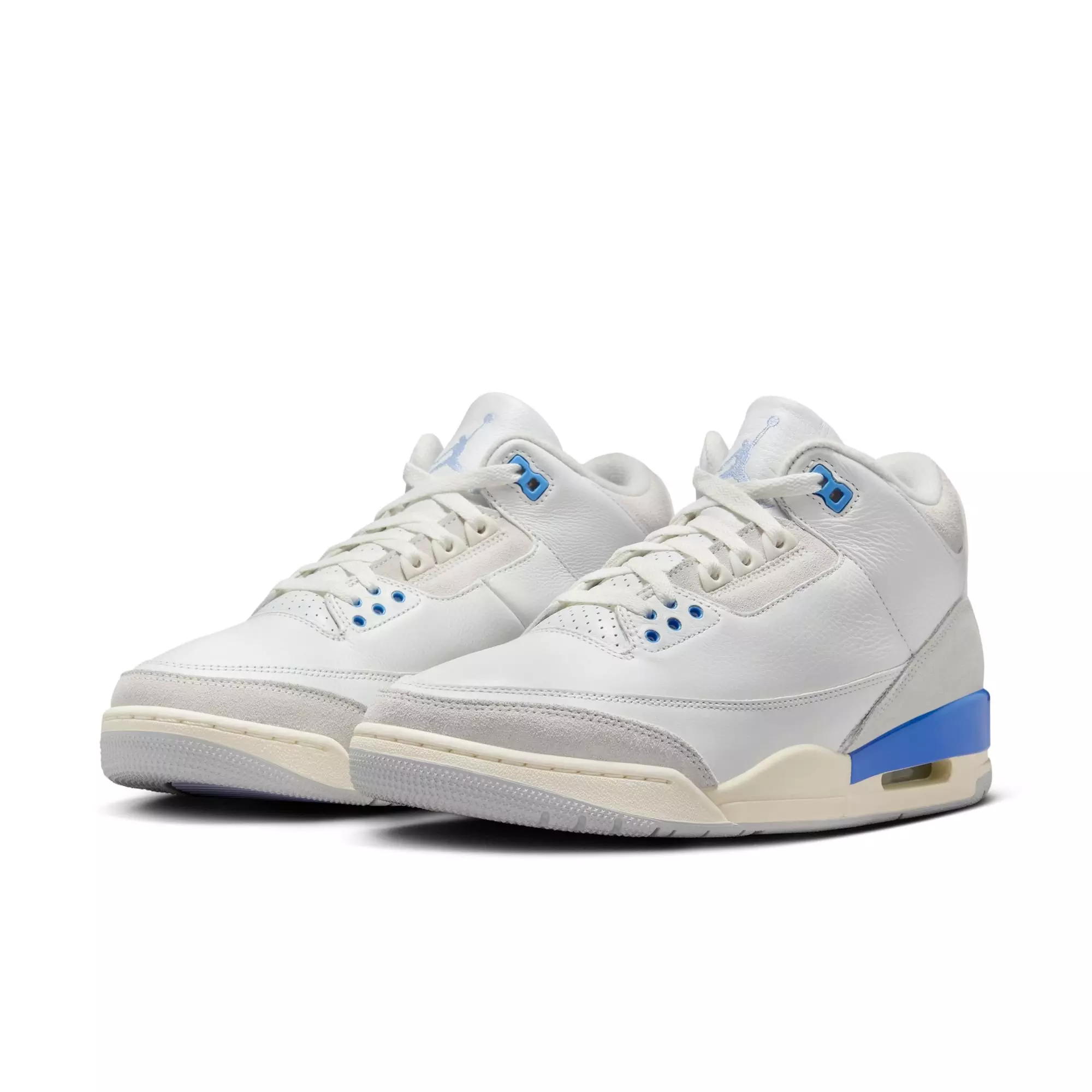 Jordan 3 Retro "Lucky Shorts" Men's Shoe - SUMMIT WHITE/HYDROGEN BLUE/LEGEND BLUE