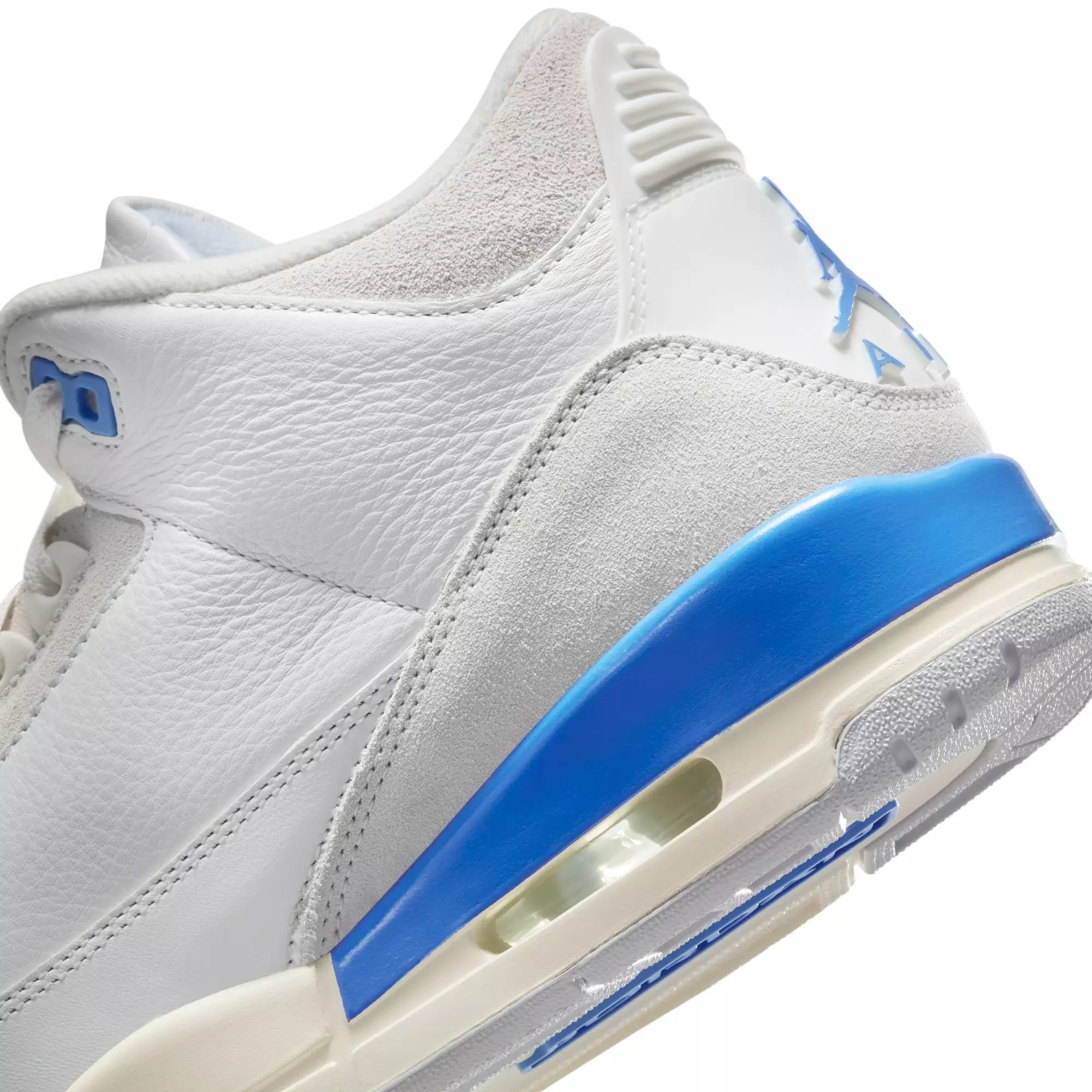 Jordan 3 Retro "Lucky Shorts" Men's Shoe - SUMMIT WHITE/HYDROGEN BLUE/LEGEND BLUE