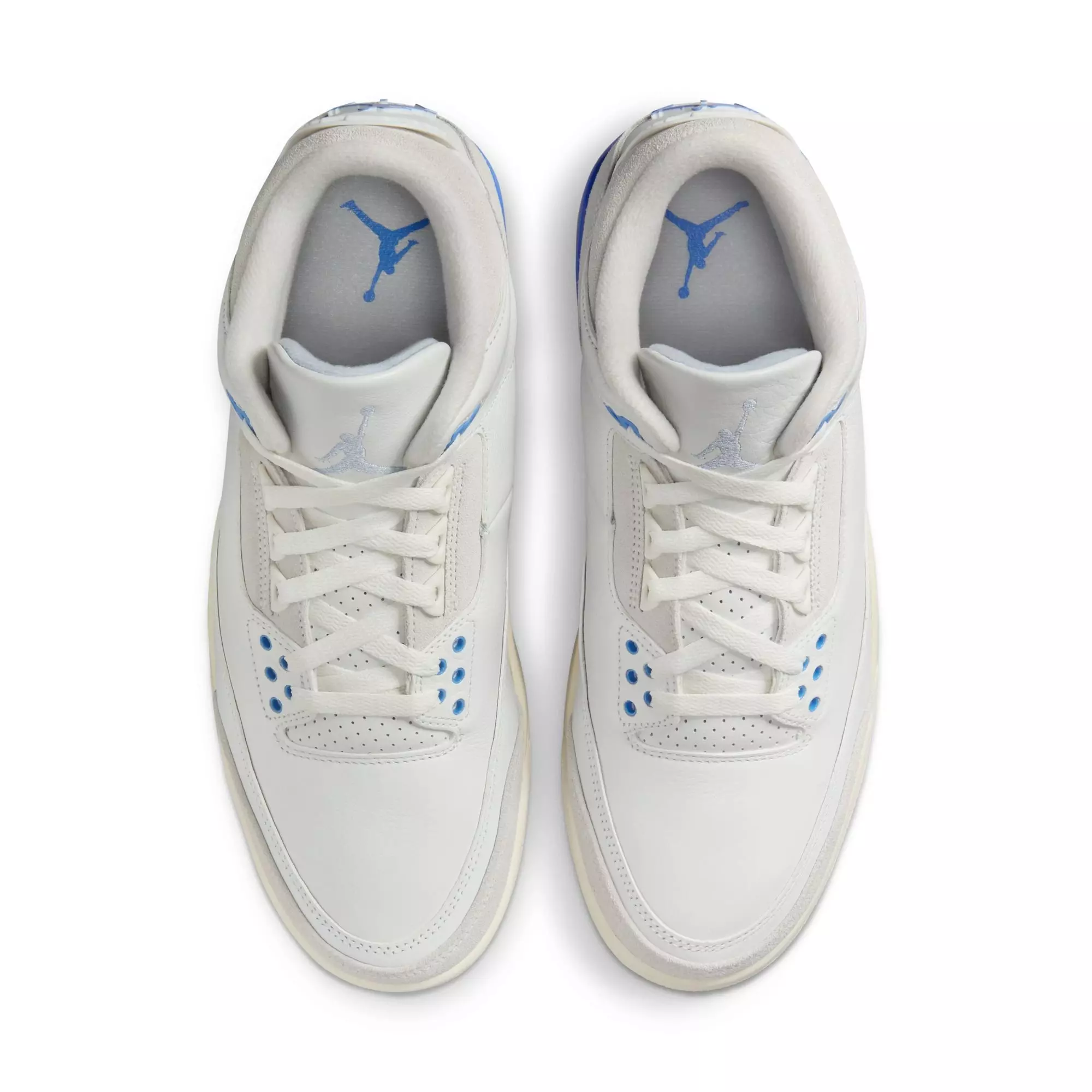 Jordan 3 Retro "Lucky Shorts" Men's Shoe - SUMMIT WHITE/HYDROGEN BLUE/LEGEND BLUE
