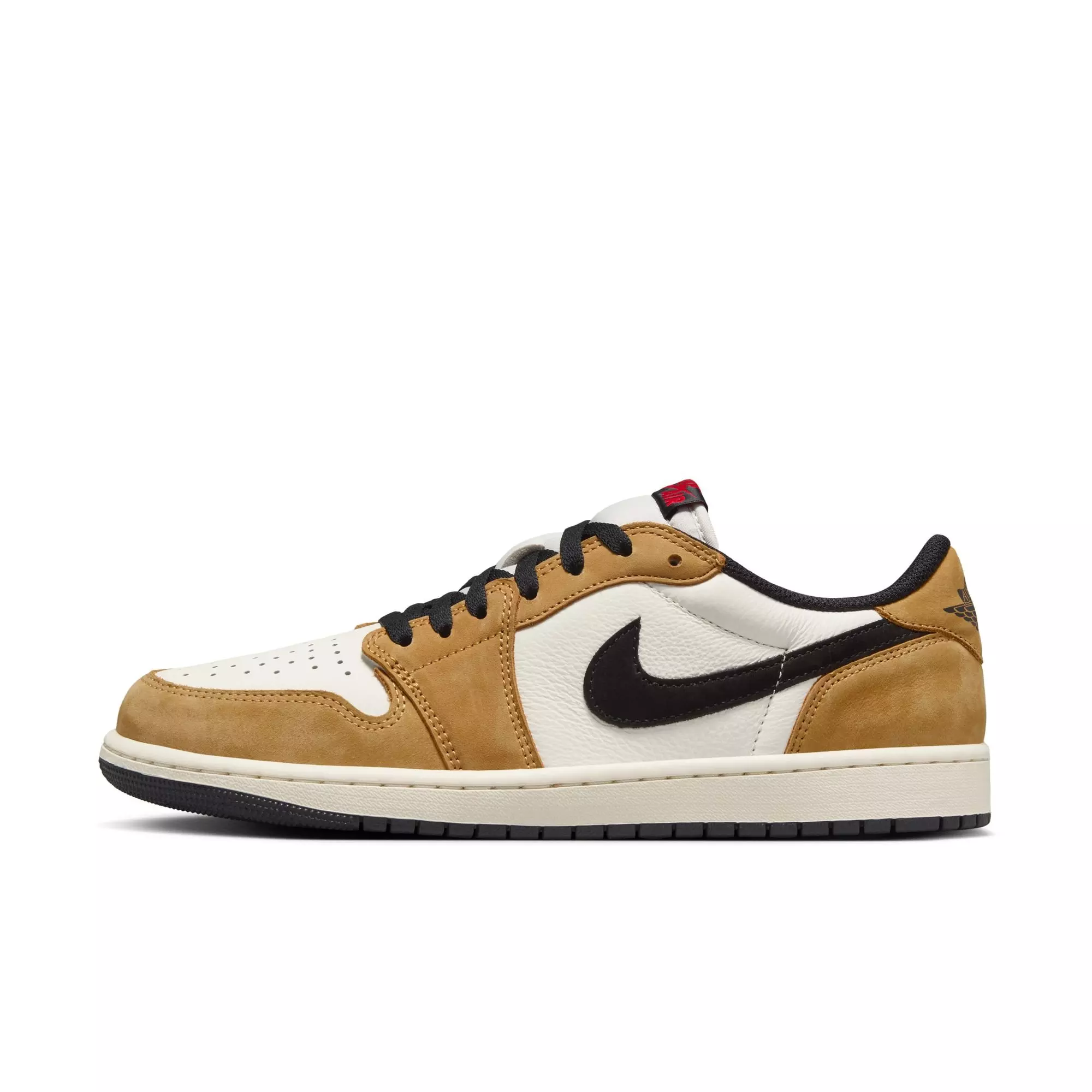 Jordan 1 Low OG "Rookie of the Year" Men's Shoe - SAIL/BLACK/GOLDEN HARVEST