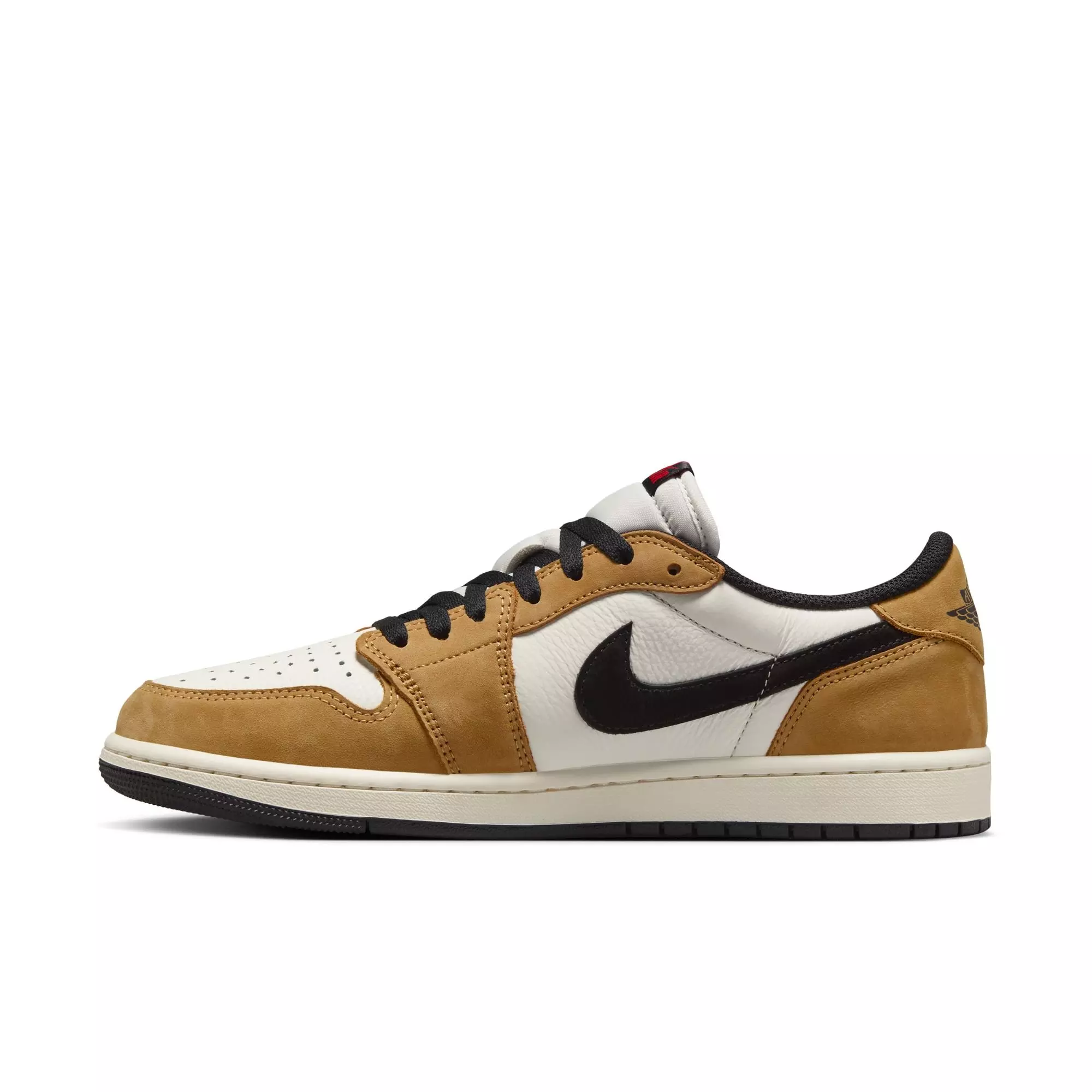 Jordan 1 Low OG "Rookie of the Year" Men's Shoe - SAIL/BLACK/GOLDEN HARVEST