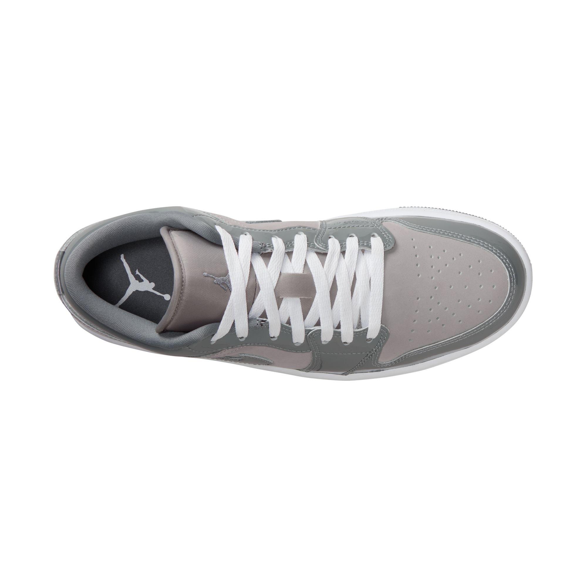 Jordan 1 Low SE "Medium Grey/Cool Grey/White" Men's Shoe - GREY Thumbnail View 8