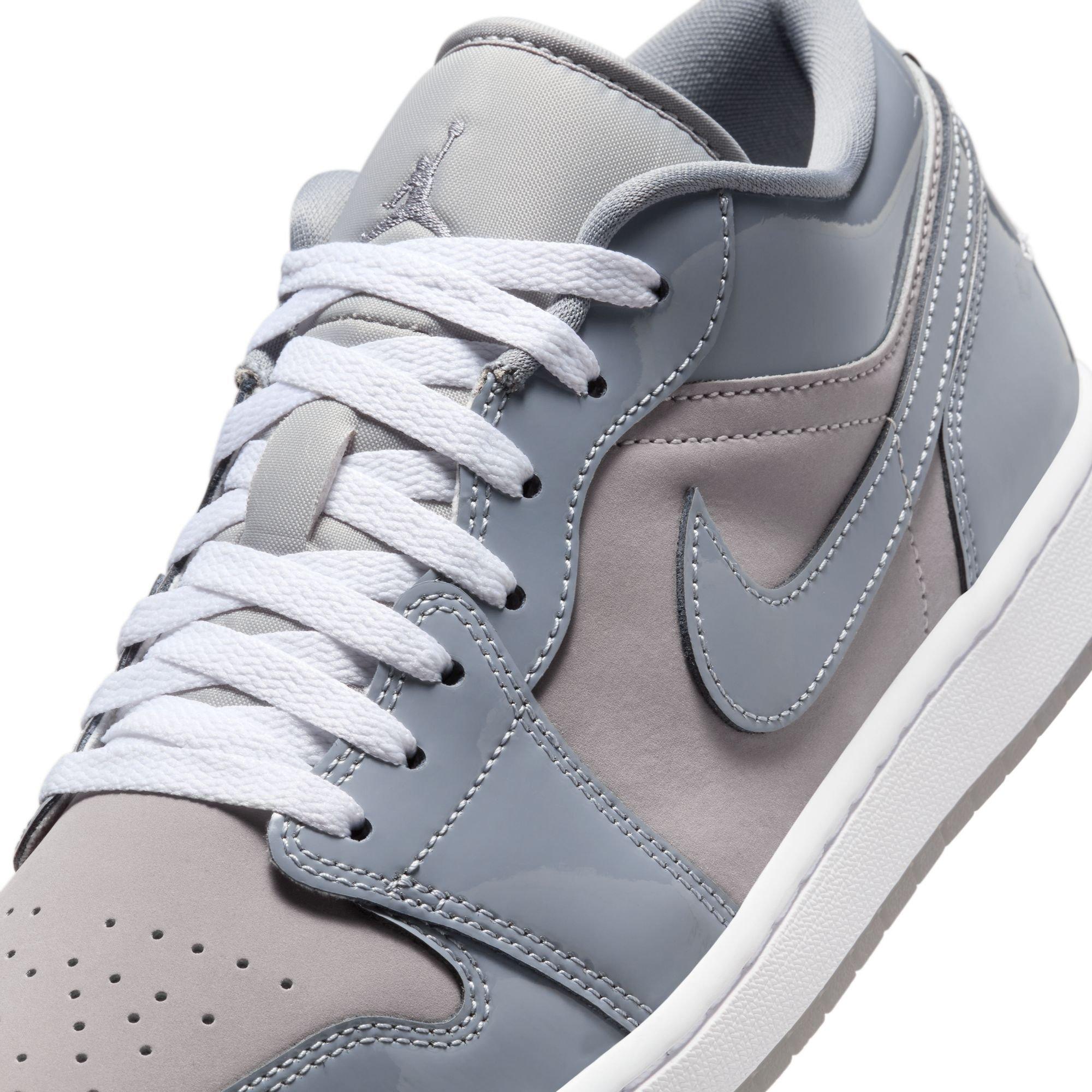 Jordan 1 Low SE "Medium Grey/Cool Grey/White" Men's Shoe - GREY Thumbnail View 10