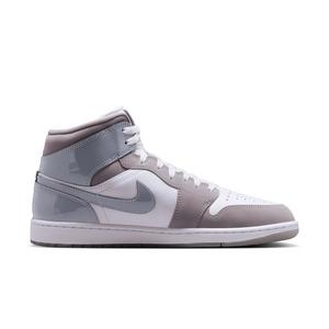 Jordan 1 Mid SE "White/Cool Grey/Medium Grey" Men's Shoe