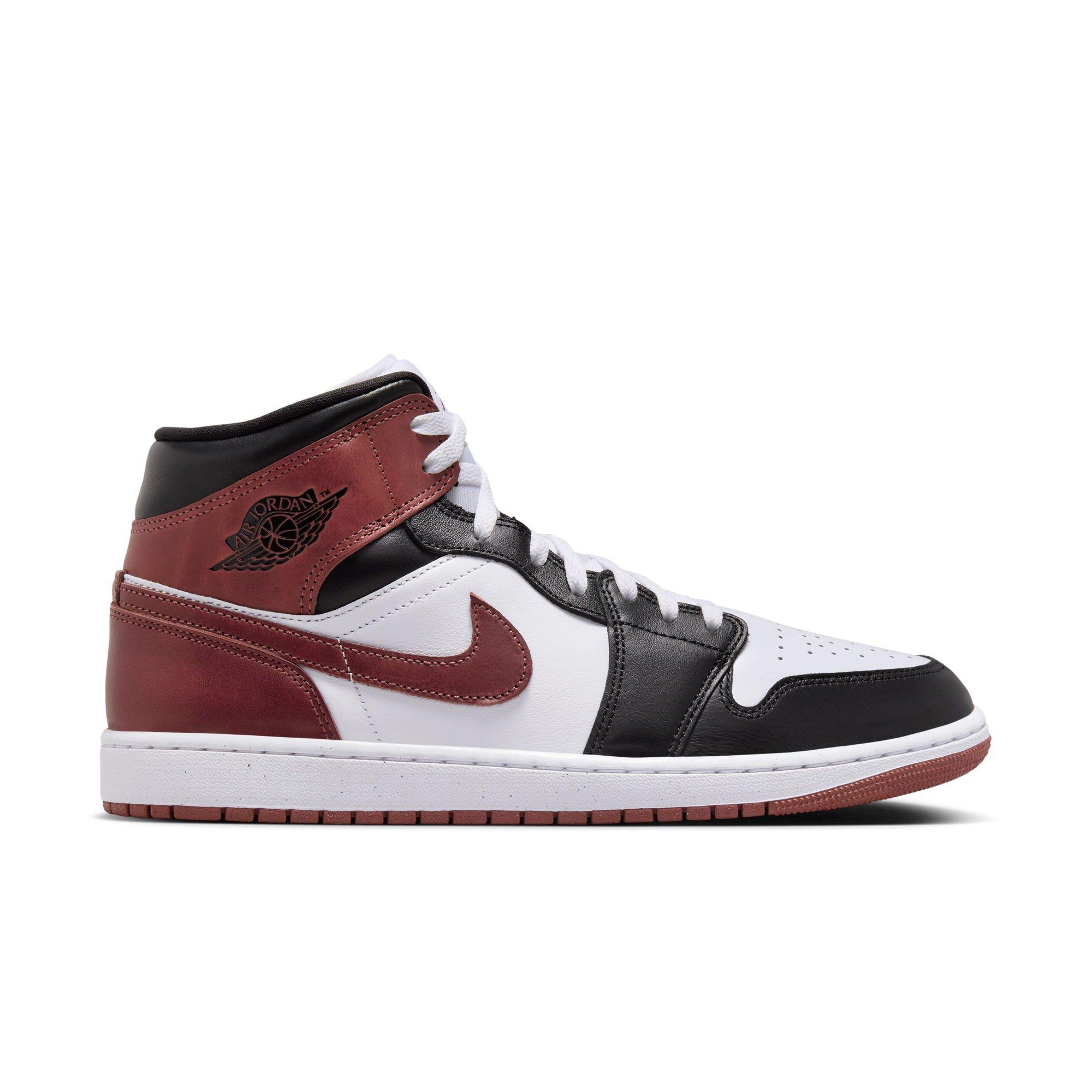 Jordan 1 Mid SE "White/Dark Pony/Black" Men's Shoe - WHITE/BLACK Thumbnail View 1