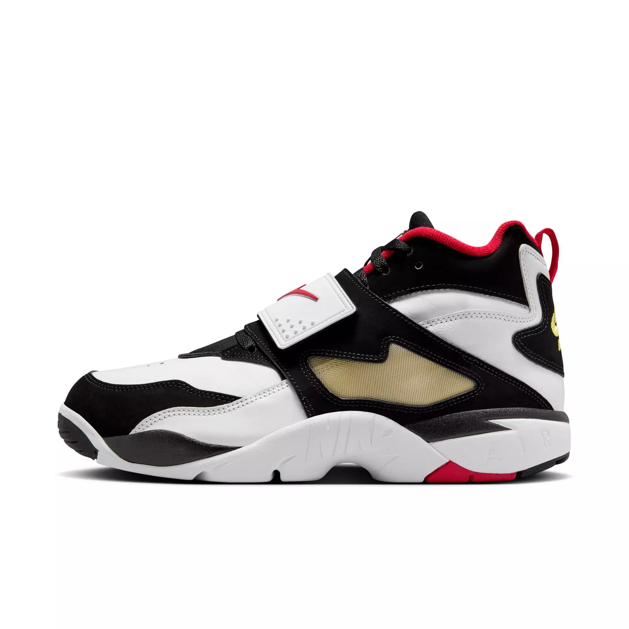 Nike Air Diamond Turf “49ers” Men's Shoe - WHITE/FIRE RED/BLACK