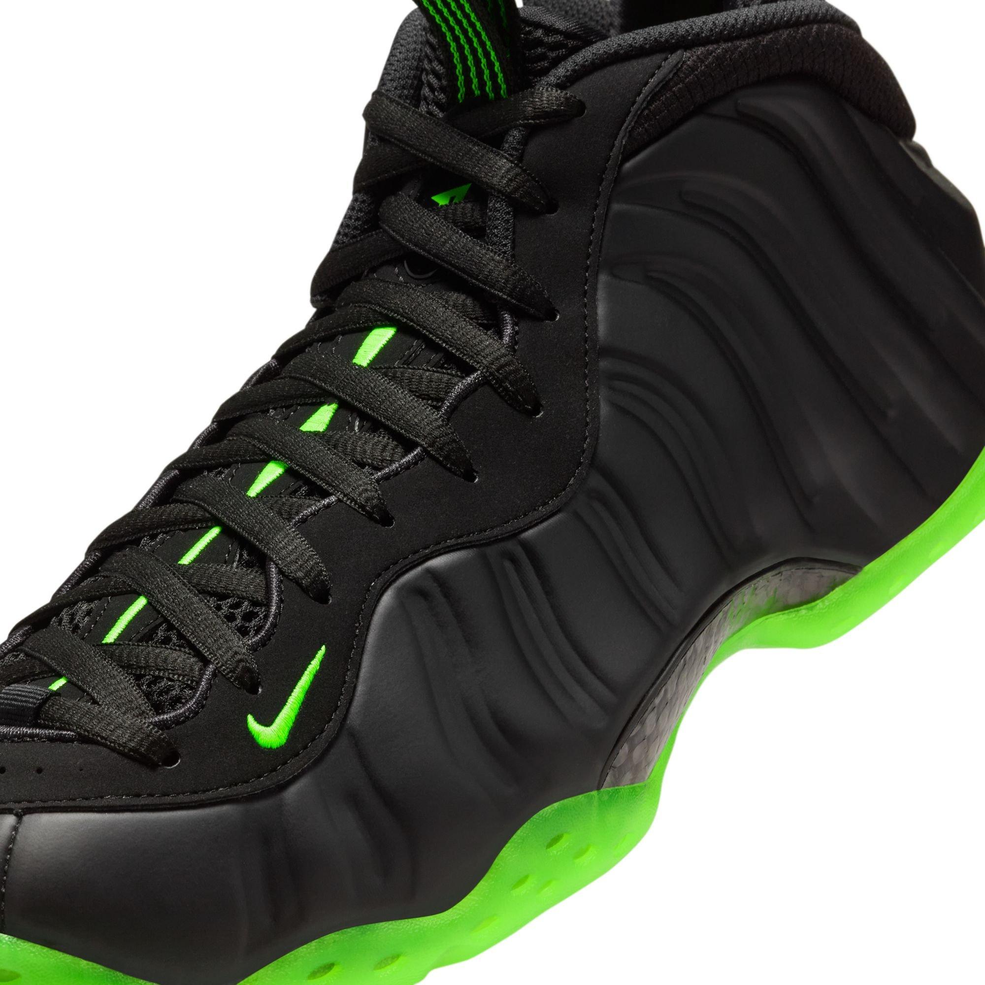 Nike Shiny Black Foamposite one black/green NIKE AIR FOAMPOSITE ONE USED SIZE 7.5 PARANORMAN BLACK NEON  main image 2