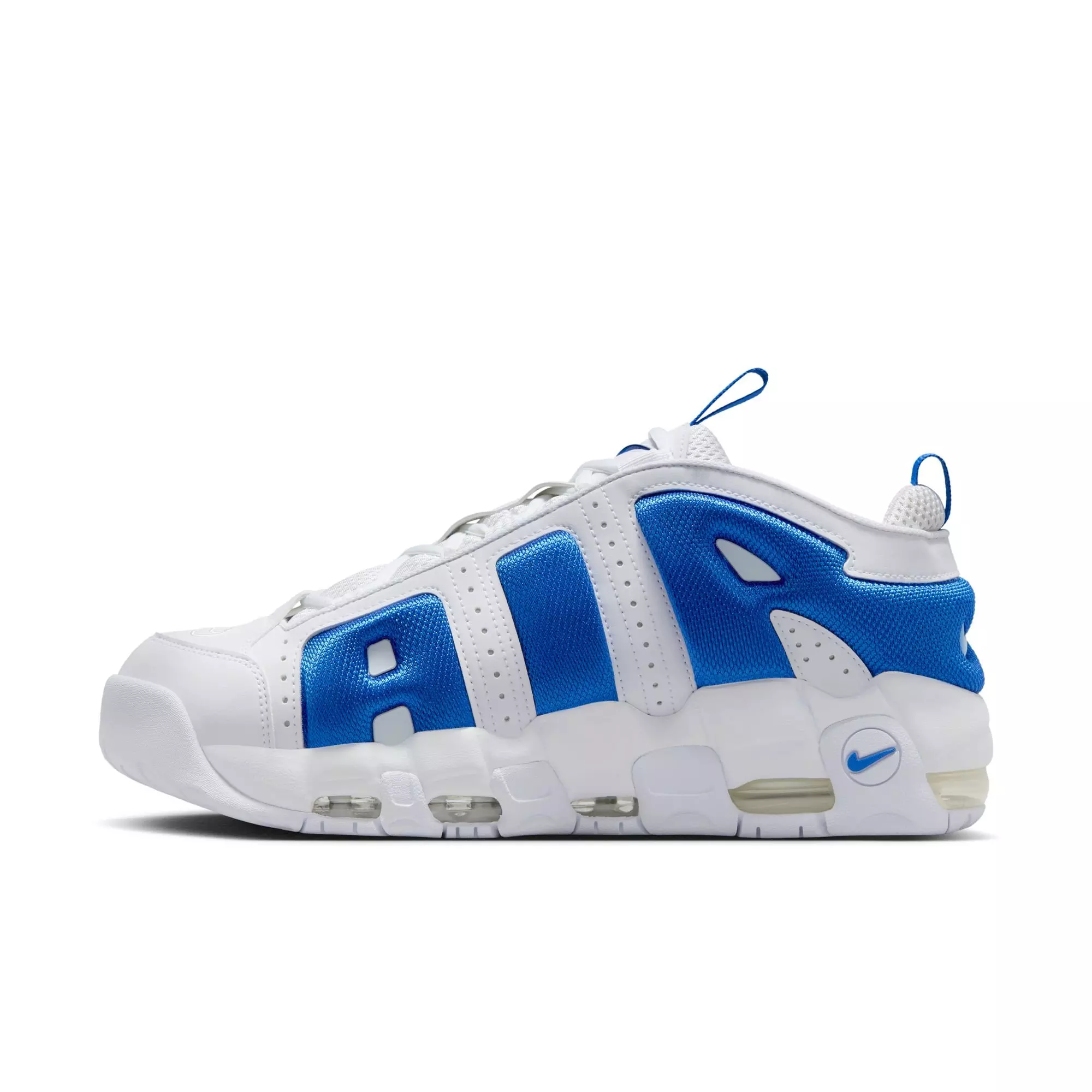 Nike Air More Uptempo "White/Hyper Royal/Psychic Blue" Men's Shoe - WHITE/ROYAL