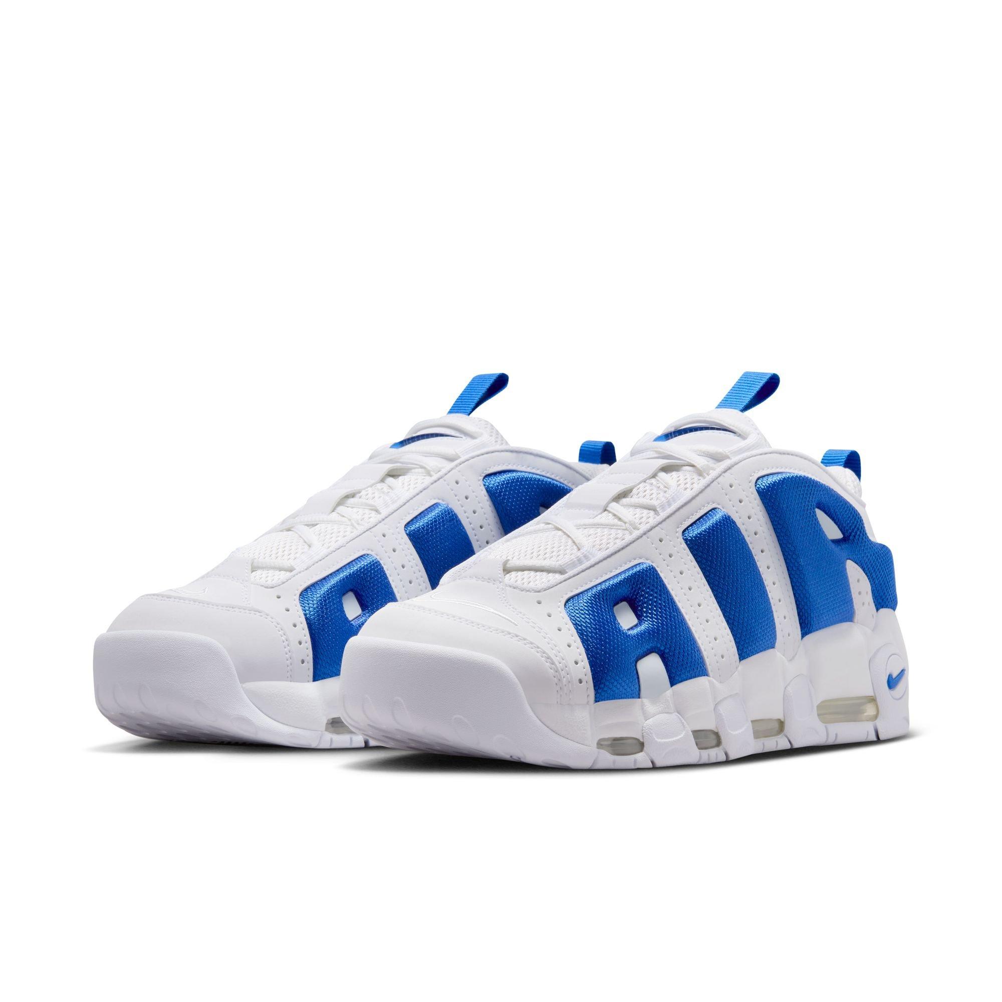 Nike Air More Uptempo "White/Hyper Royal/Psychic Blue" Men's Shoe - WHITE/ROYAL Thumbnail View 5