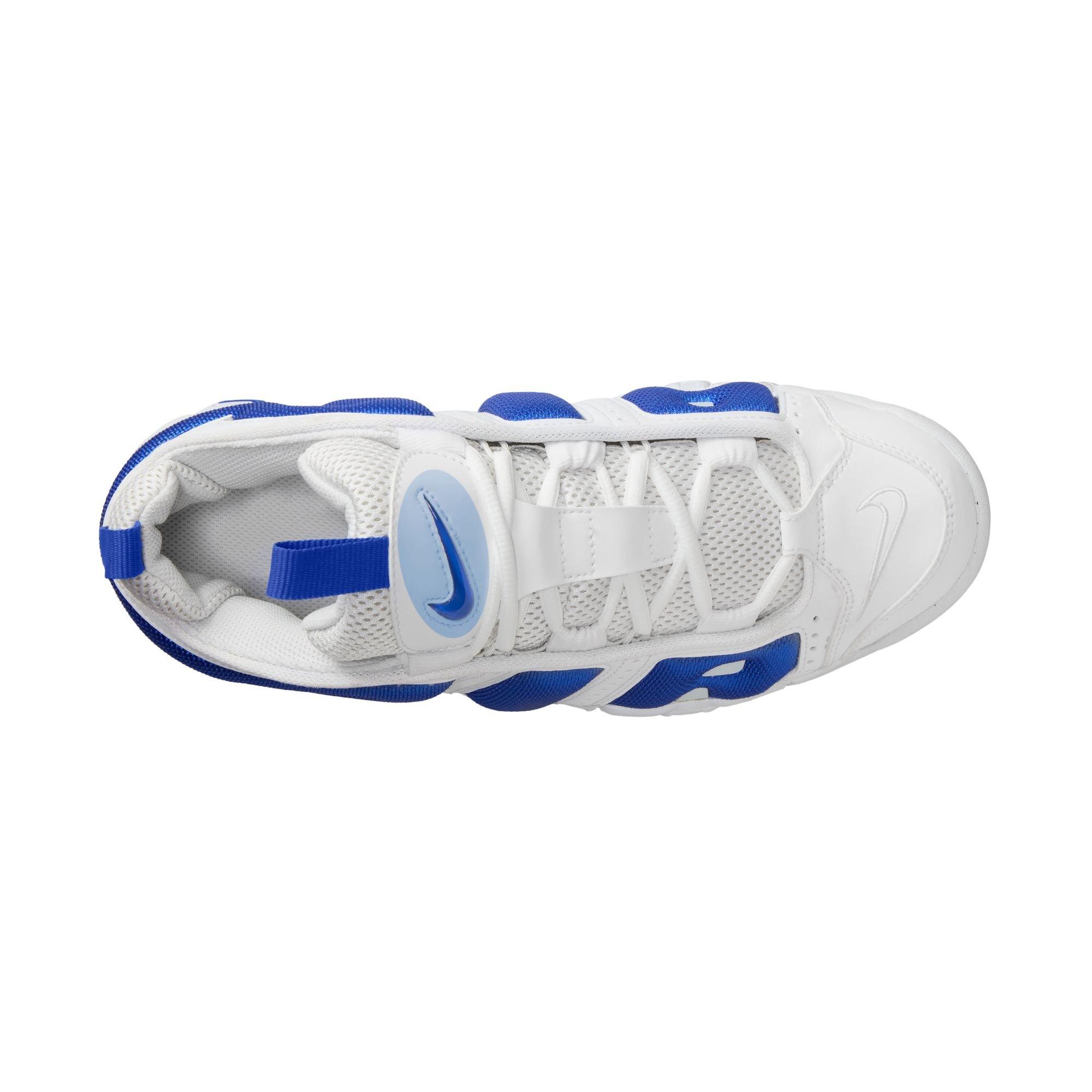 Nike Air More Uptempo "White/Hyper Royal/Psychic Blue" Men's Shoe - WHITE/ROYAL Thumbnail View 8