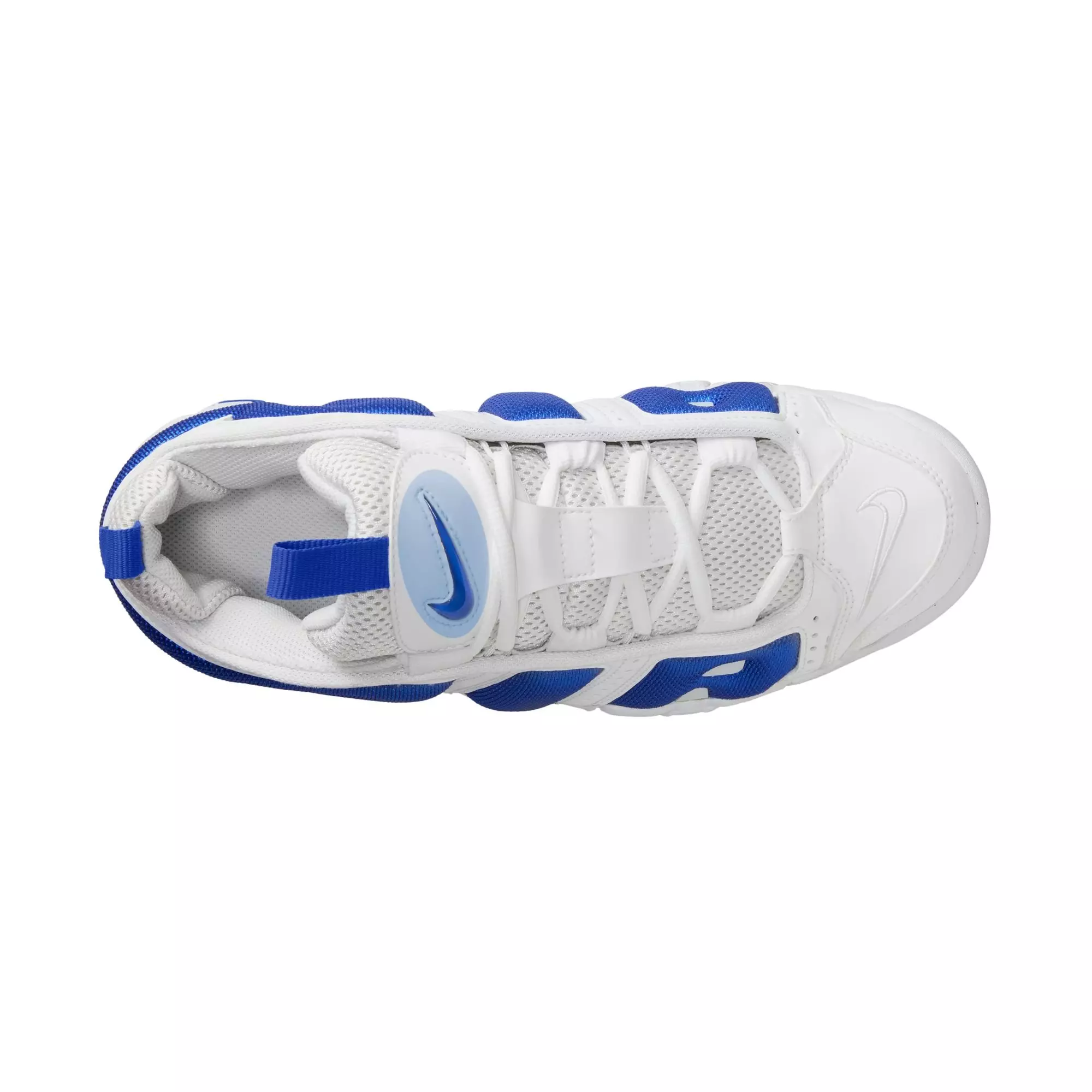 Nike Air More Uptempo "White/Hyper Royal/Psychic Blue" Men's Shoe - WHITE/ROYAL