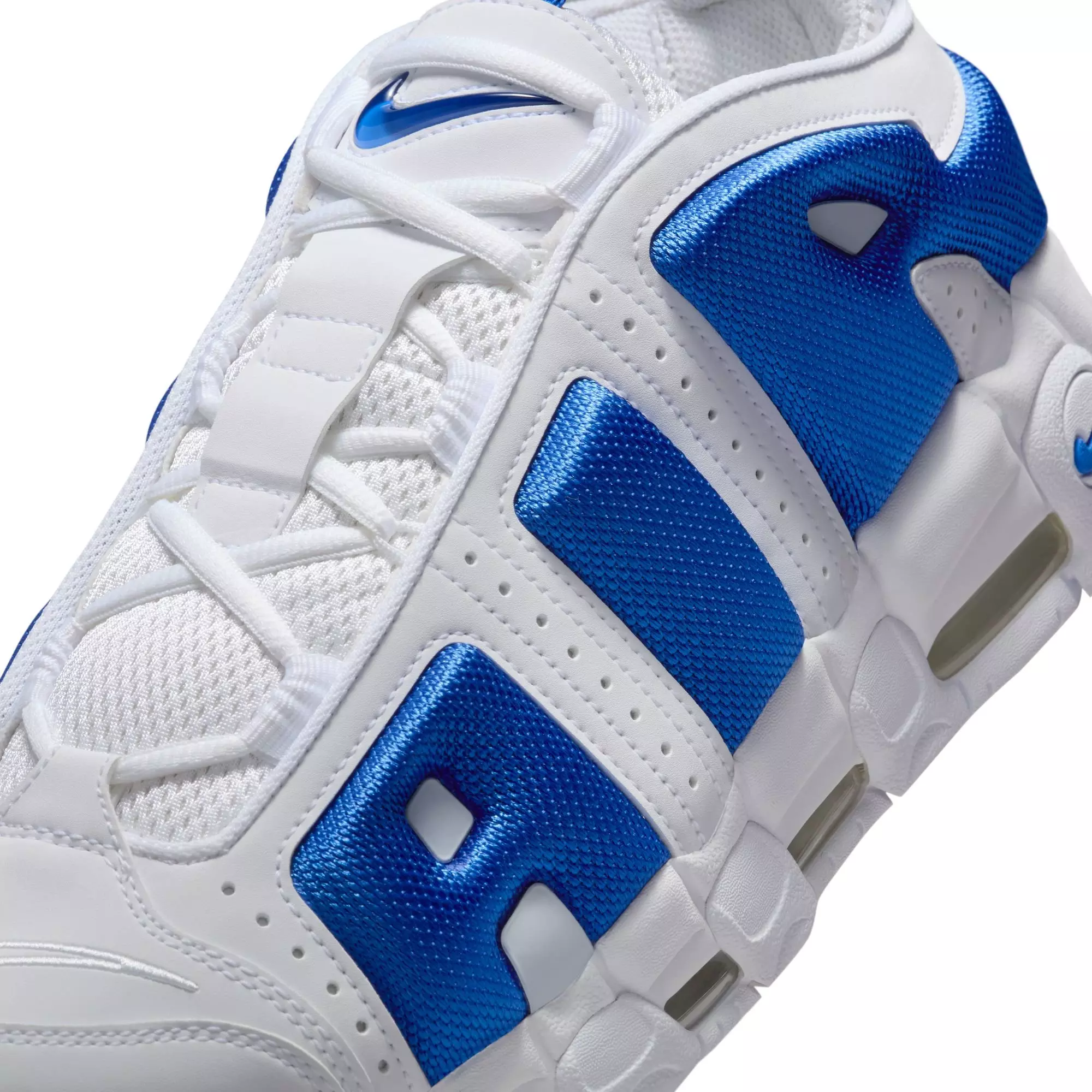 Nike Air More Uptempo "White/Hyper Royal/Psychic Blue" Men's Shoe - WHITE/ROYAL