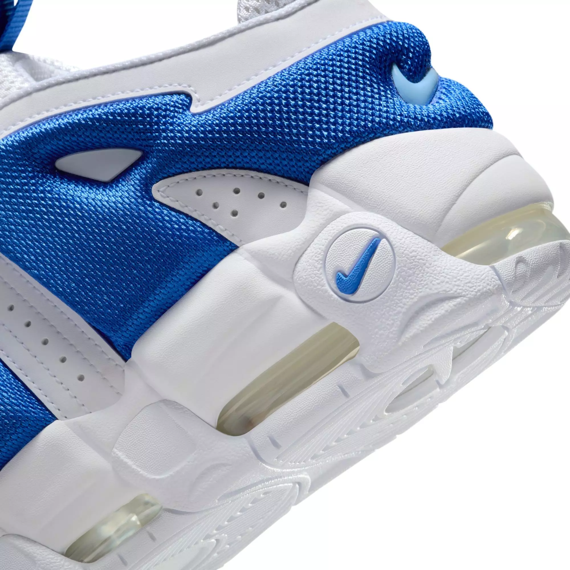 Nike Air More Uptempo "White/Hyper Royal/Psychic Blue" Men's Shoe - WHITE/ROYAL