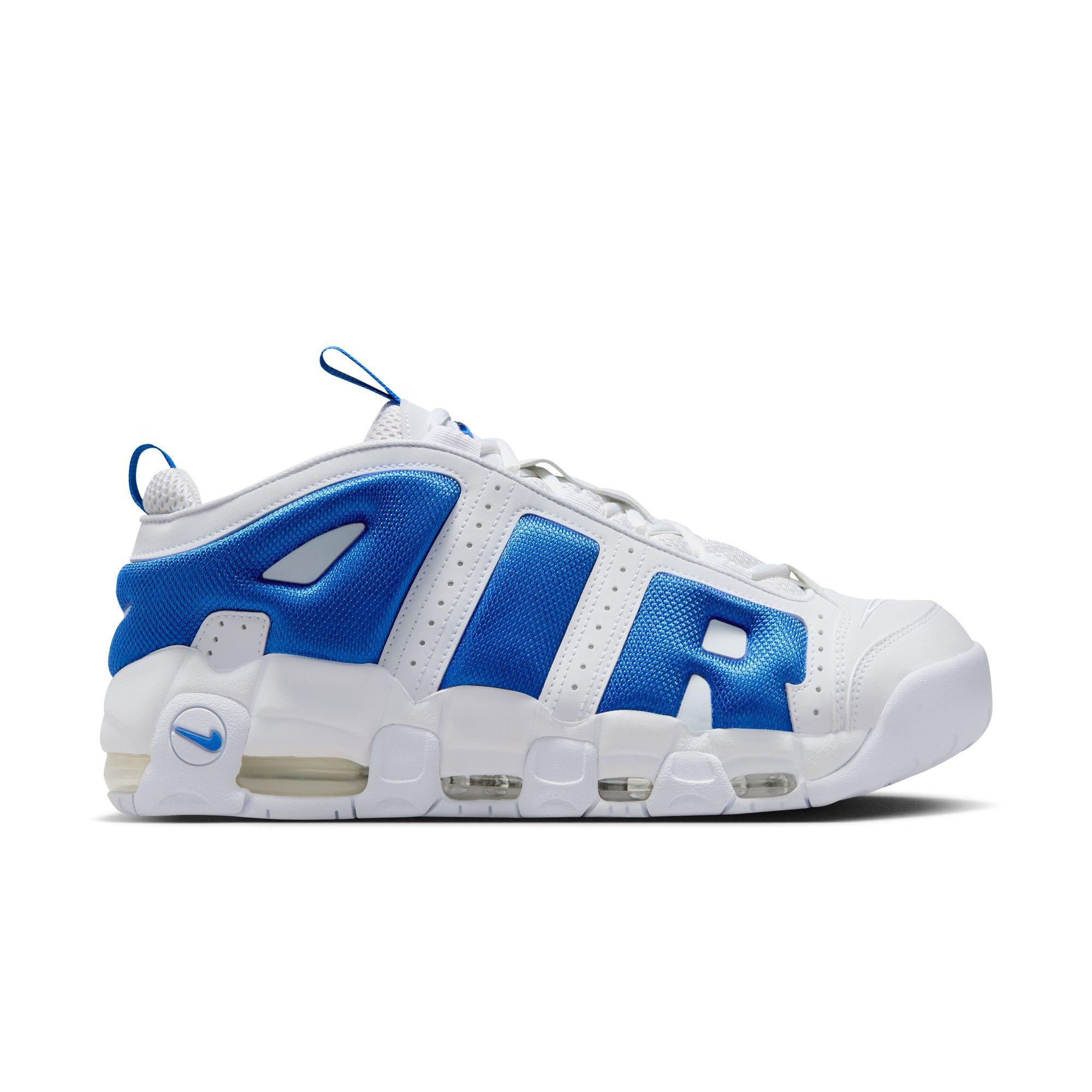 Nike Air More Uptempo "White/Hyper Royal/Psychic Blue" Men's Shoe - WHITE/ROYAL Thumbnail View 1