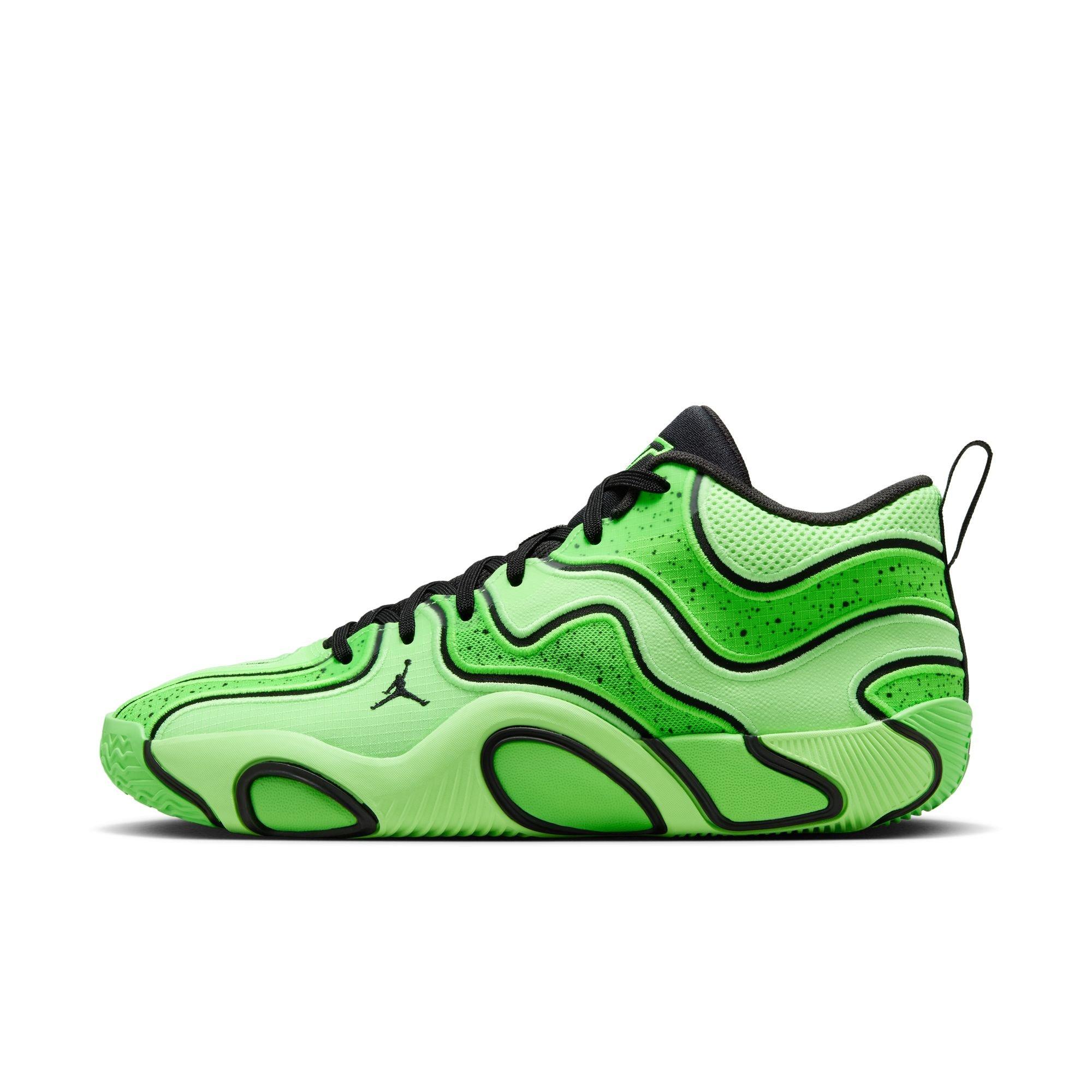 Jordan Tatum 3 "Deuce" Men's Basketball Shoe - GHOST GREEN/BLACK/ELECTRIC GREEN Thumbnail View 7