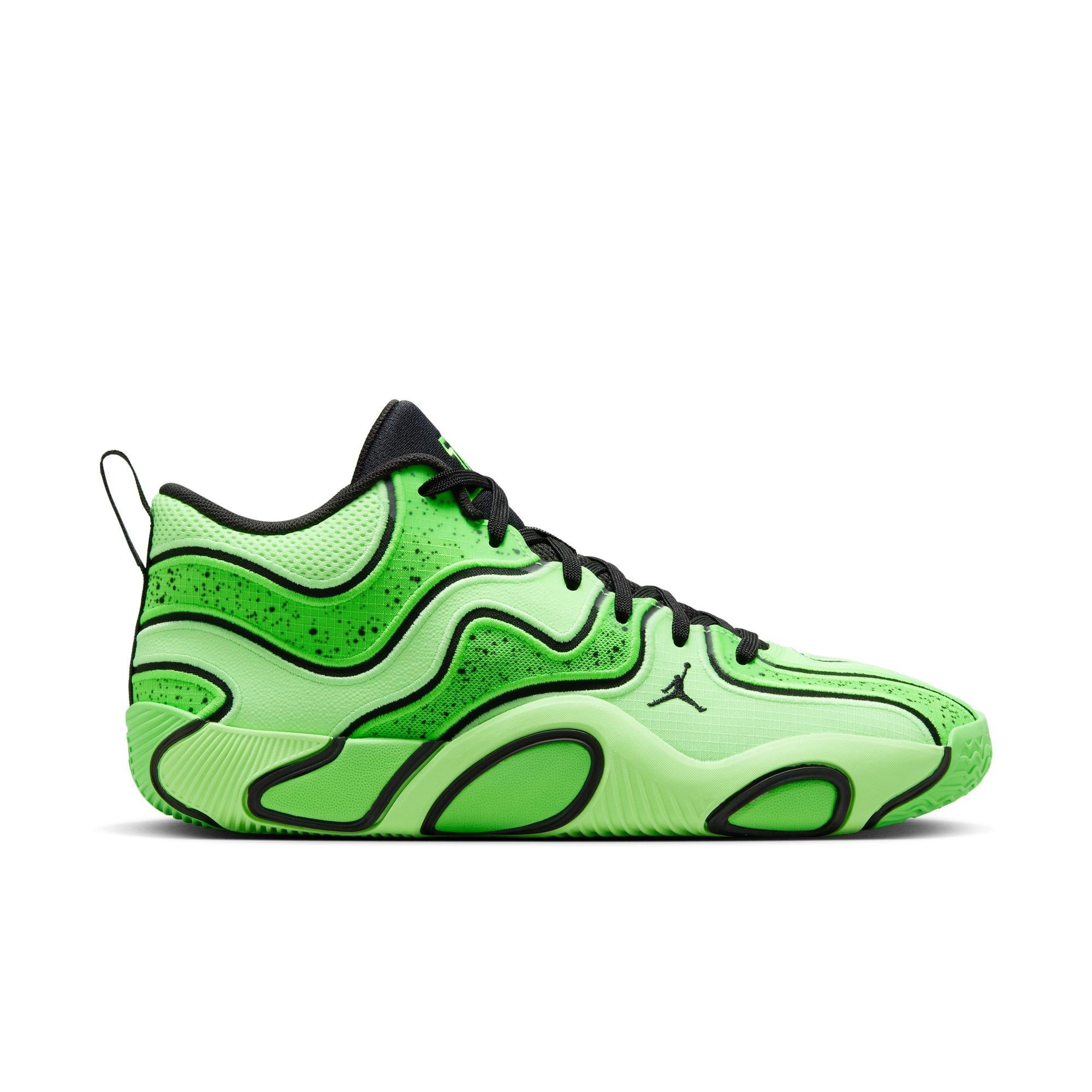 Jordan Tatum 3 "Deuce" Men's Basketball Shoe - GHOST GREEN/BLACK/ELECTRIC GREEN Thumbnail View 1