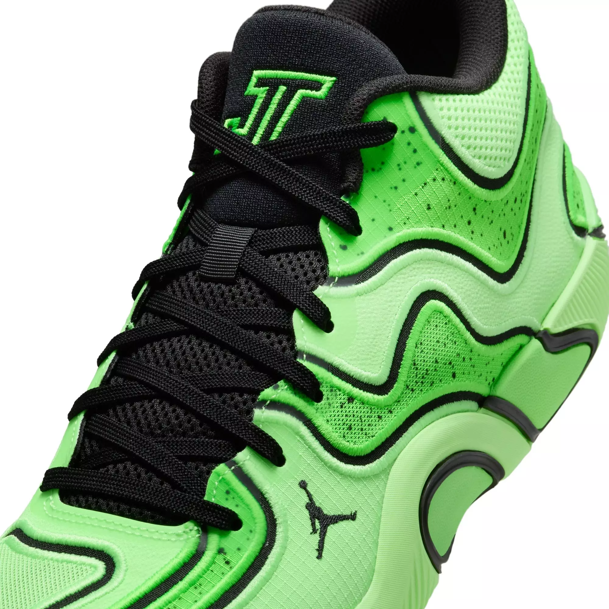 Jordan Tatum 3 "Deuce" Men's Basketball Shoe - GHOST GREEN/BLACK/ELECTRIC GREEN