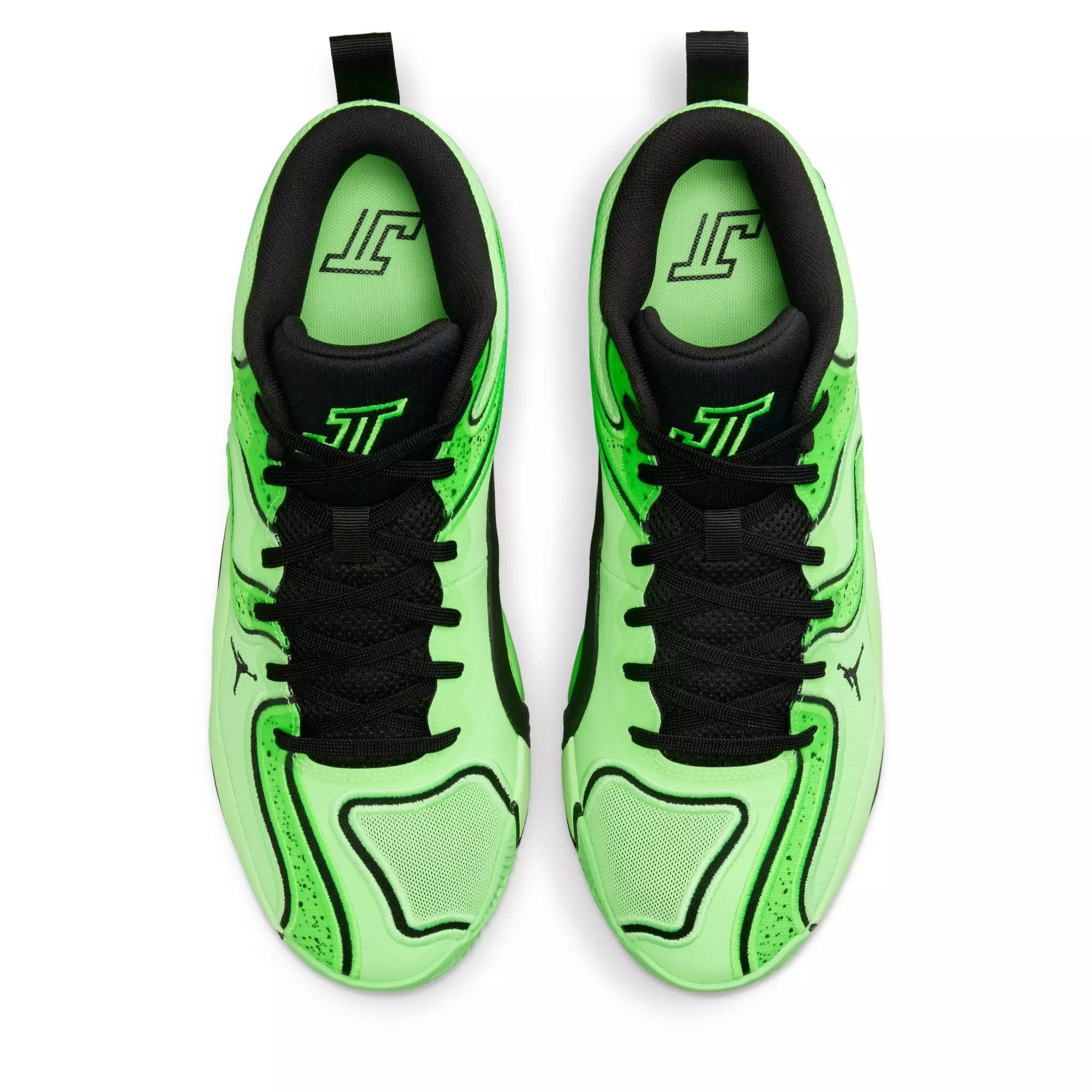 Jordan Tatum 3 "Deuce" Men's Basketball Shoe - GHOST GREEN/BLACK/ELECTRIC GREEN